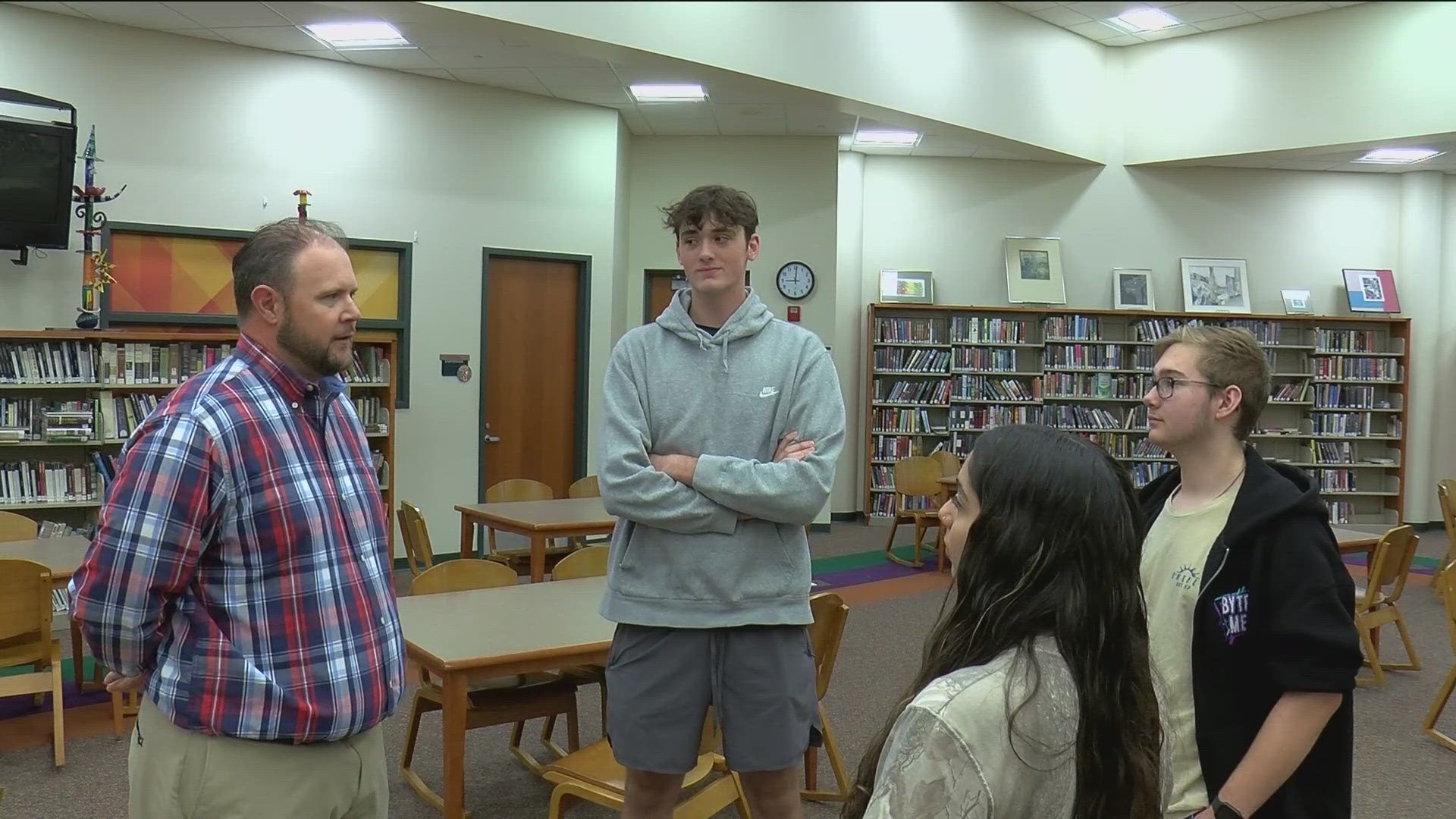 The three students completed the training to become election inspectors in Lenawee County. They'll be helping to count and submit votes on Election Day.