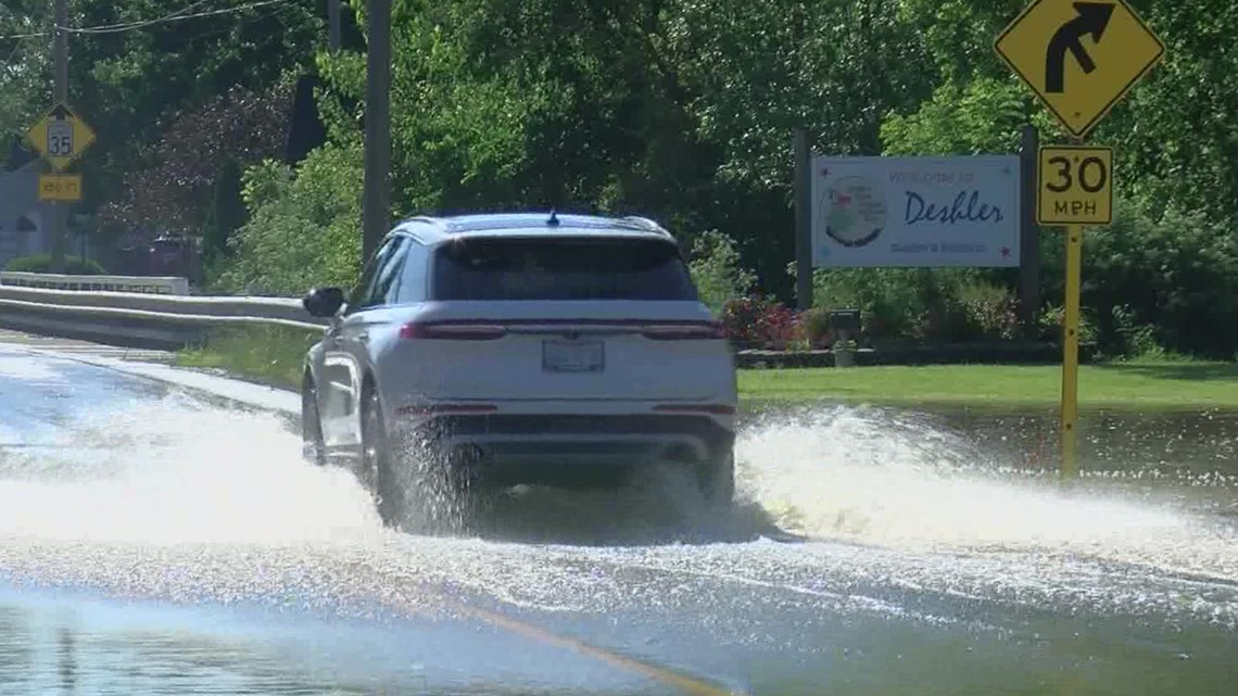 Village of Deshler flooding often
