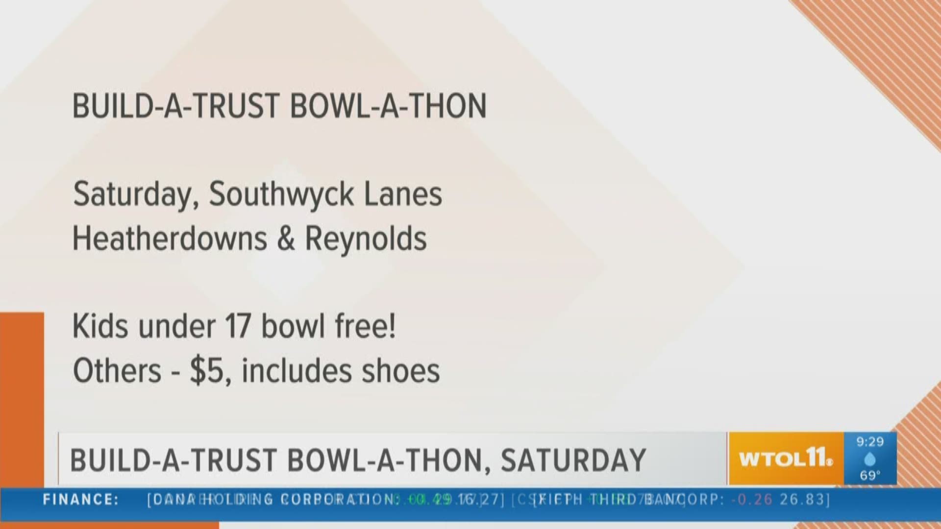 Attend the Build-A-Trust Bowl-A-Thon this Saturday at Southwyck Lanes!