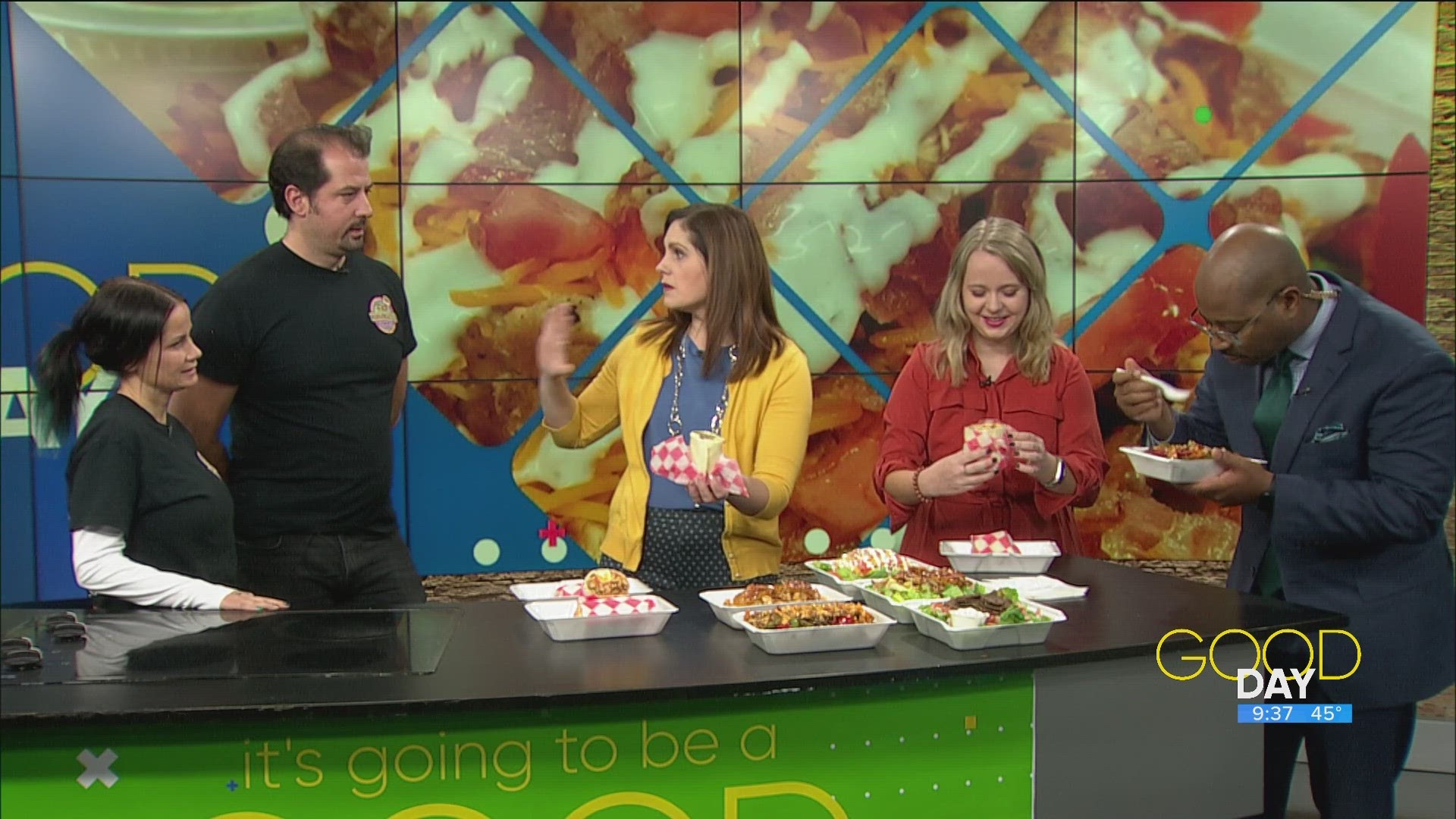 Noelle Dauer & Kenny Wannemacher join Good Day to talk about their food truck offering wraps, salads and more.