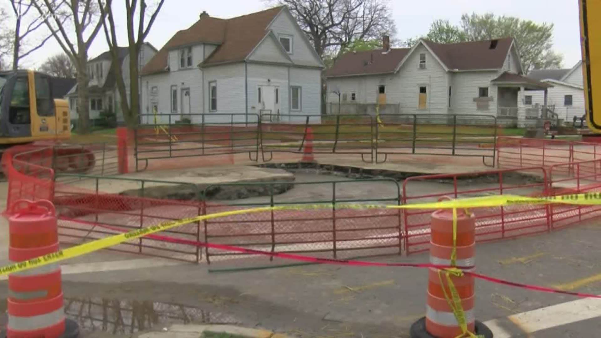 The City has confirmed another sinkhole at Sylvania and Bennett.