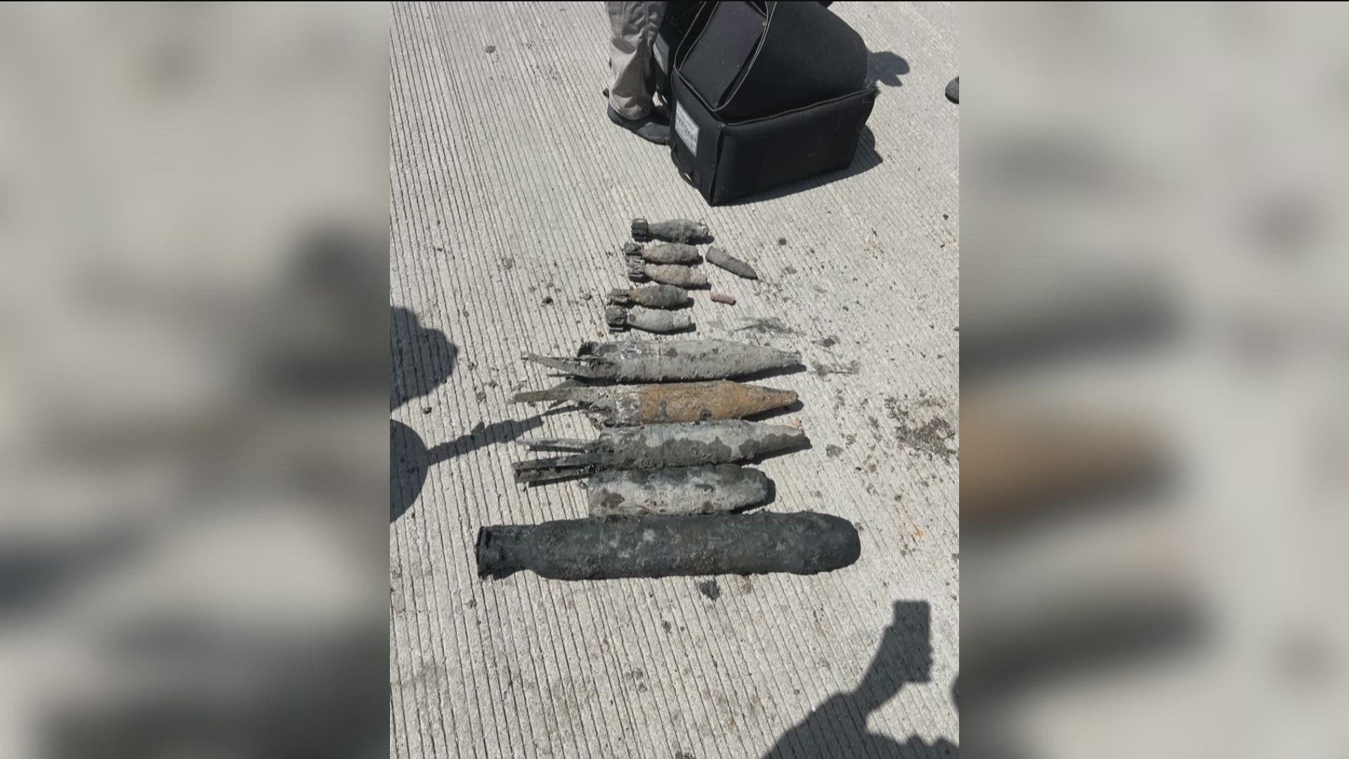 Just a week prior, magnet fishers had found similar explosives in the same area.