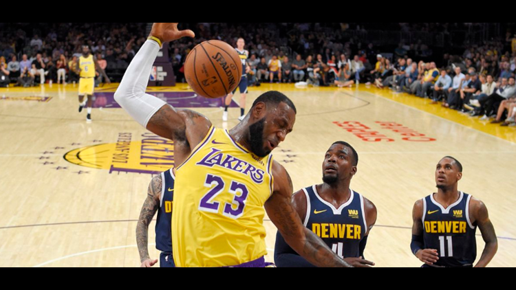 LeBron rams home powerful slam, NBA News