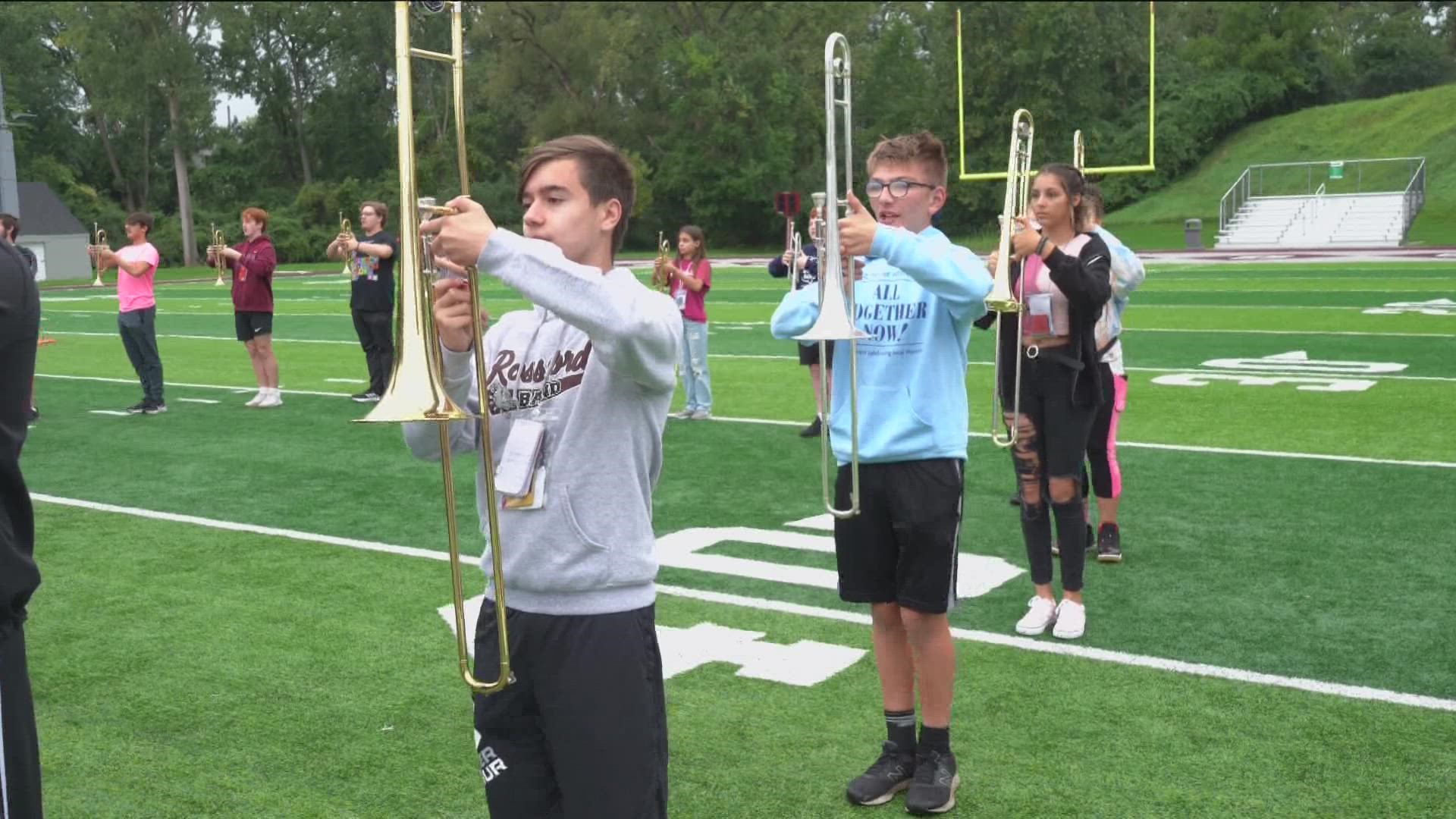 It's been a popular viewer request for us to shine a spotlight on Rossford High School's marching band and this week, we're doing just that.