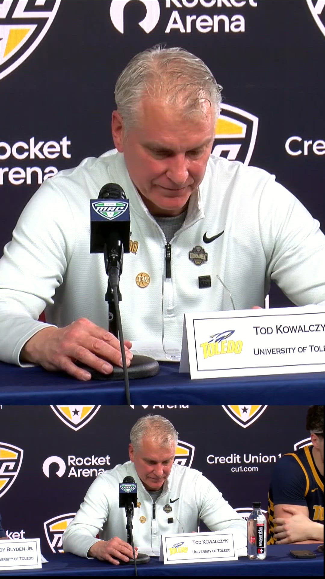 Kevin Rohner Toledo mens basketball reacts to last-second MAC championship loss to ...
