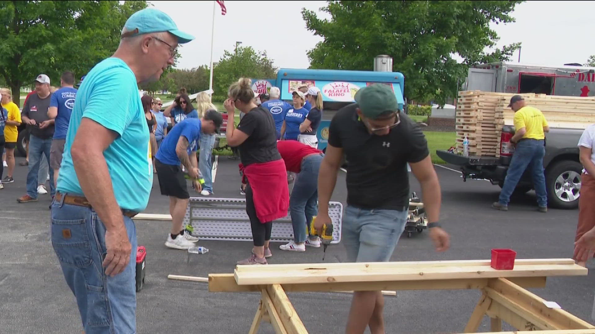 Almost 70 Realtors from dozens of local brokerages came together to build the beds, which will go to children across northwest Ohio and parts of southeast Michigan.