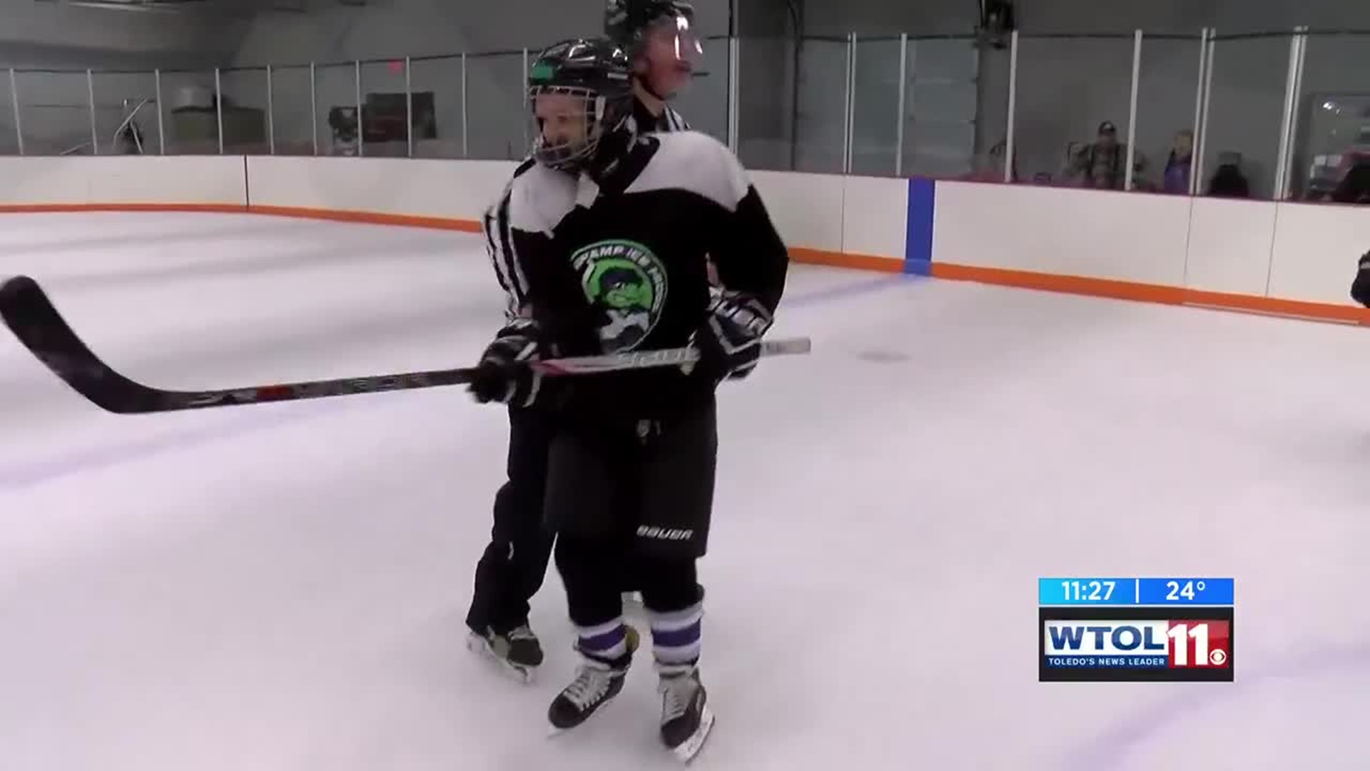 Local hockey team helps children with disabilities, families on and off the ice