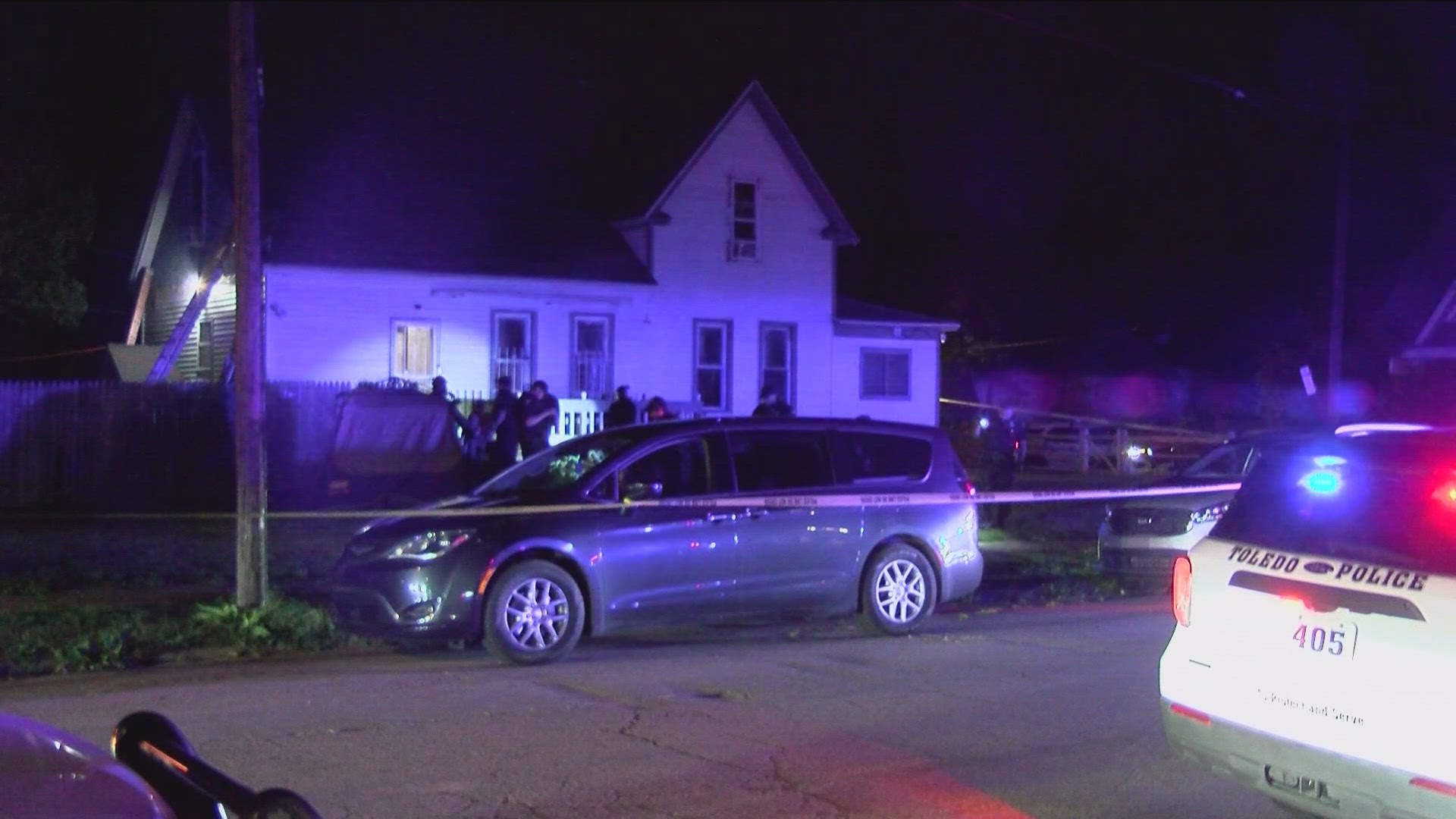 According to Toledo police, there was an argument between two men when one of them was shot in the leg.