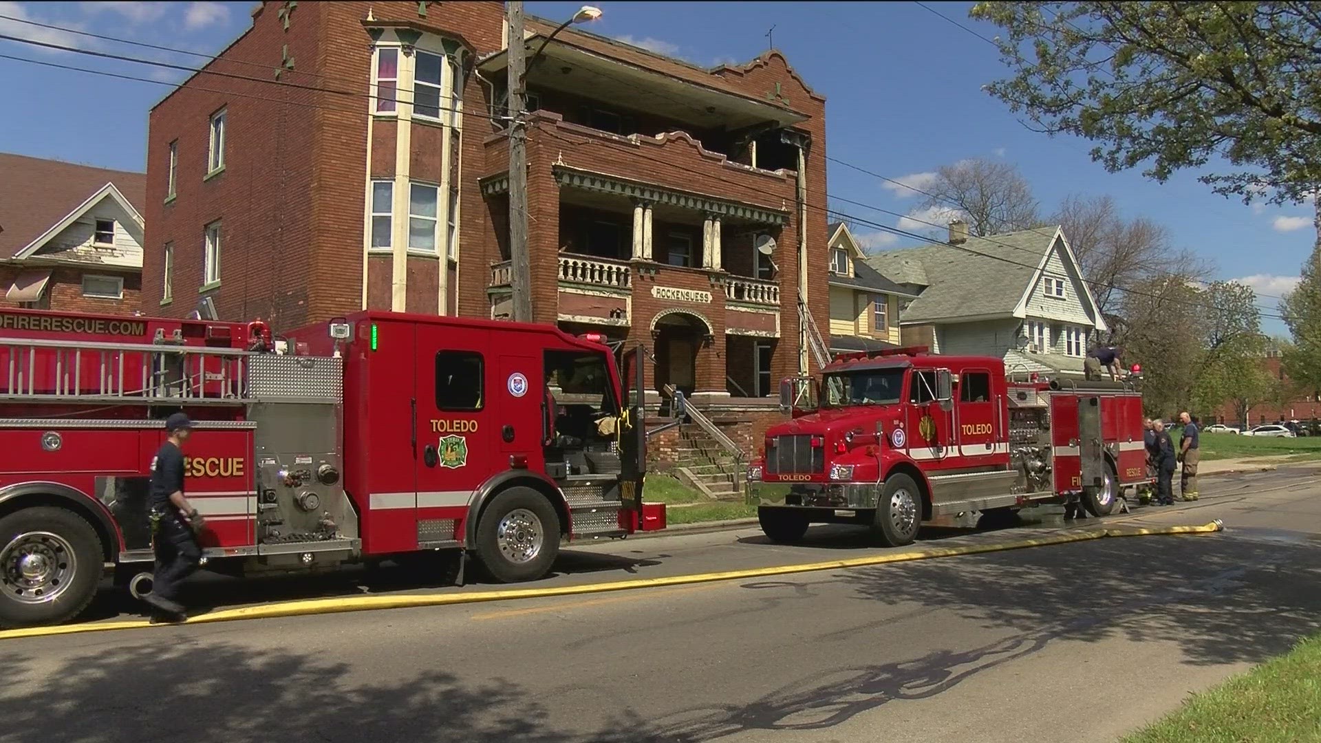 According to TFRD on scene, the building was occupied at the time of the fire, but no injuries were reported.