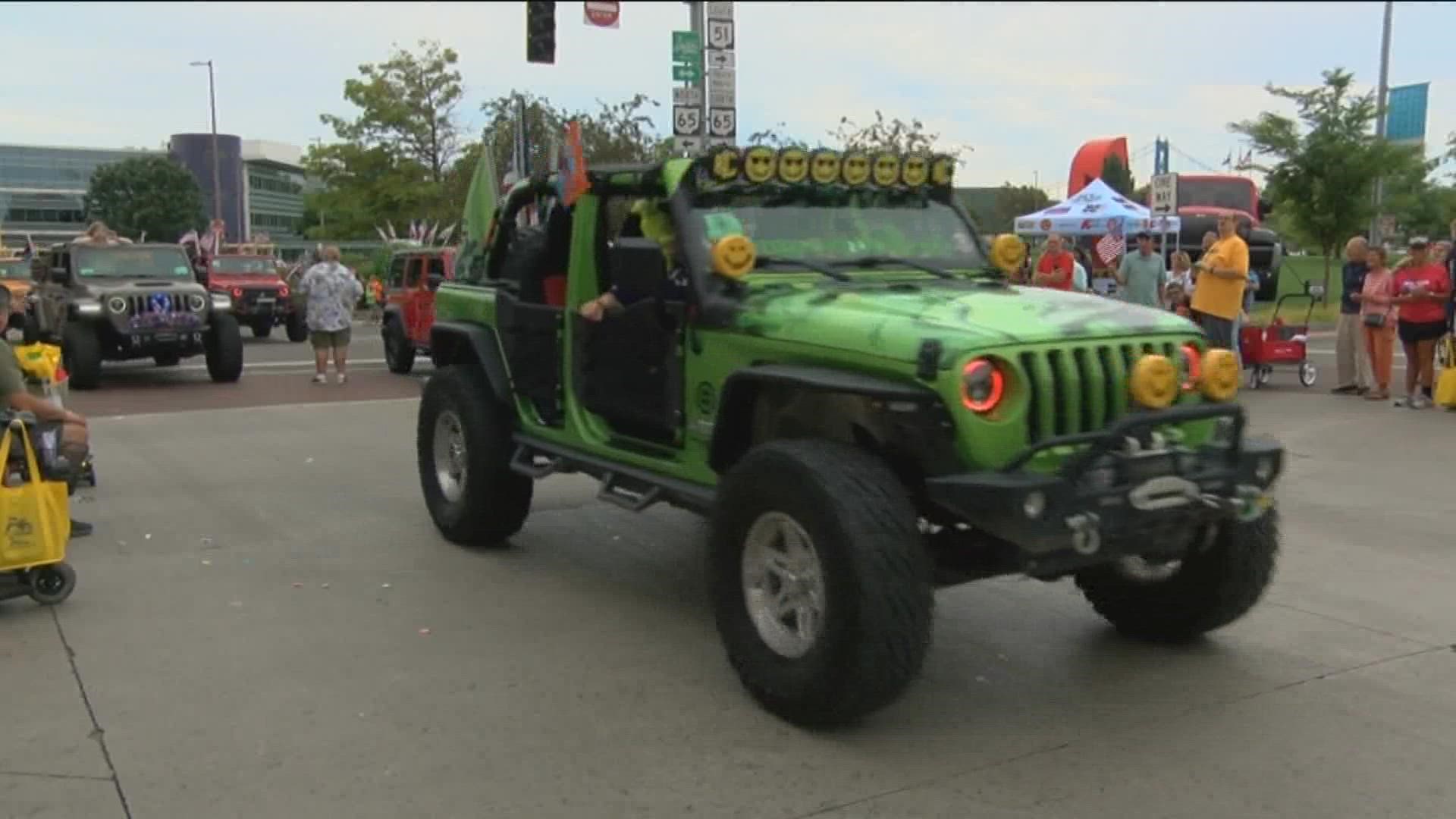 Organizers with Jeep Fest estimate 70,000 came to Toledo for the two-day event, with $5 million generated for the area's economy.