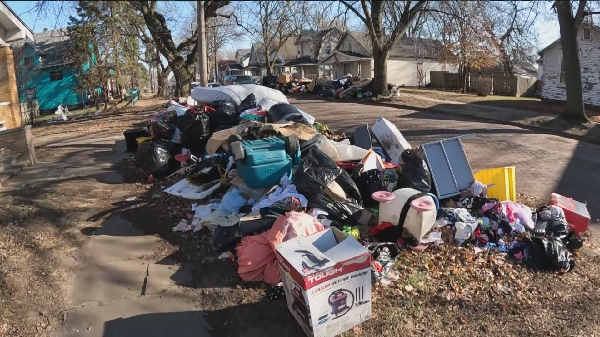 Toledo City Council member Nick Komives says landlords don't always properly bag trash after evictions for Republic Services' bulk pick-up, causing issues.