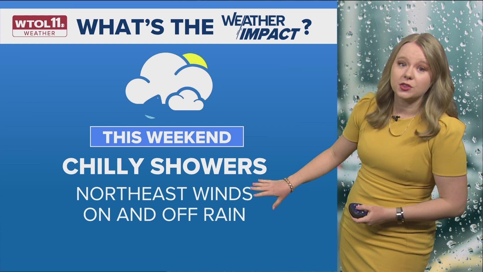 A soggy weekend is underway. A brief window of dry conditions is possible early Saturday morning before additional rain returns Saturday night.