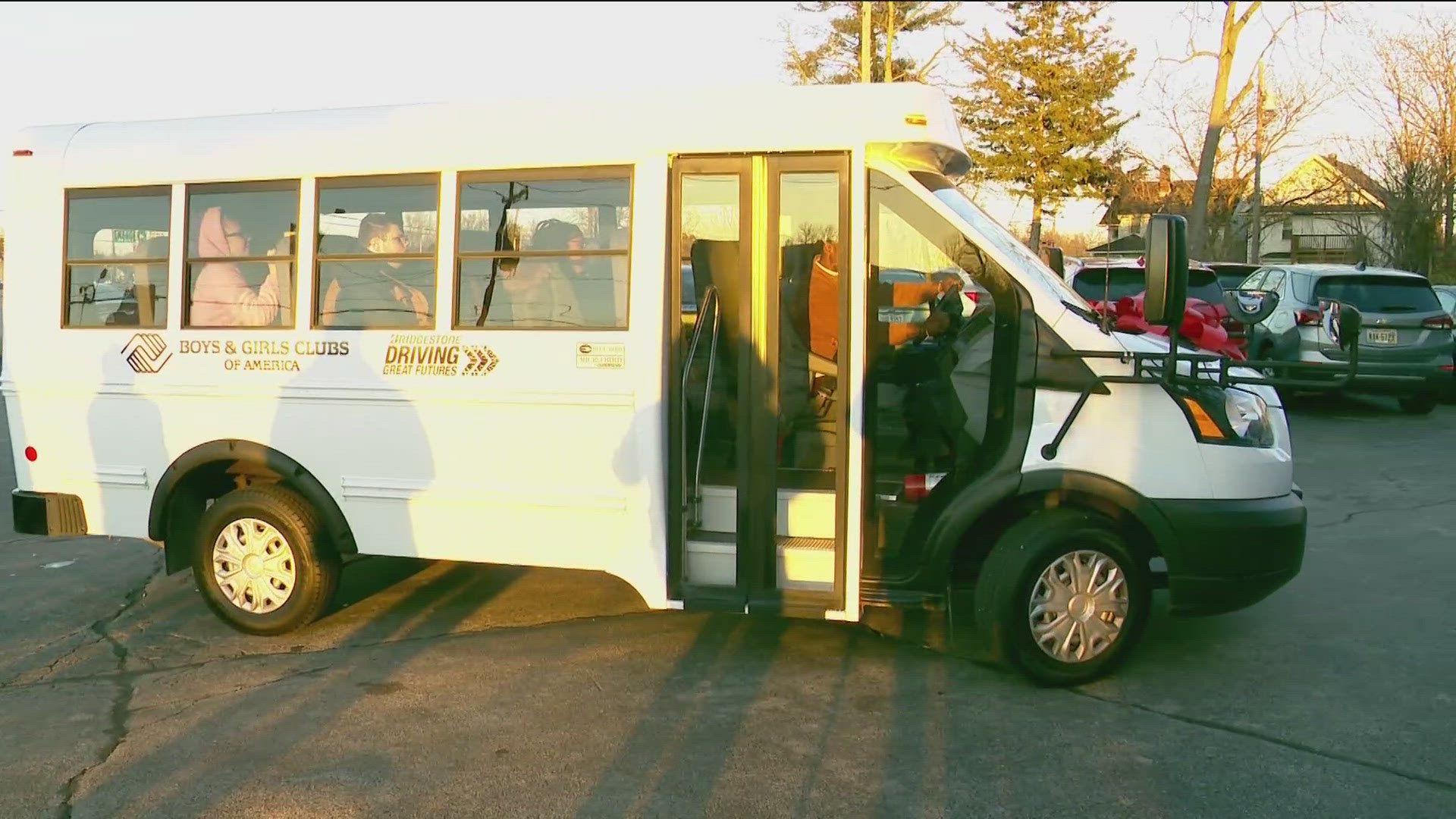 The van was one of 10 vehicles awarded nationwide by Bridgestone Tires to Boys & Girls Clubs.