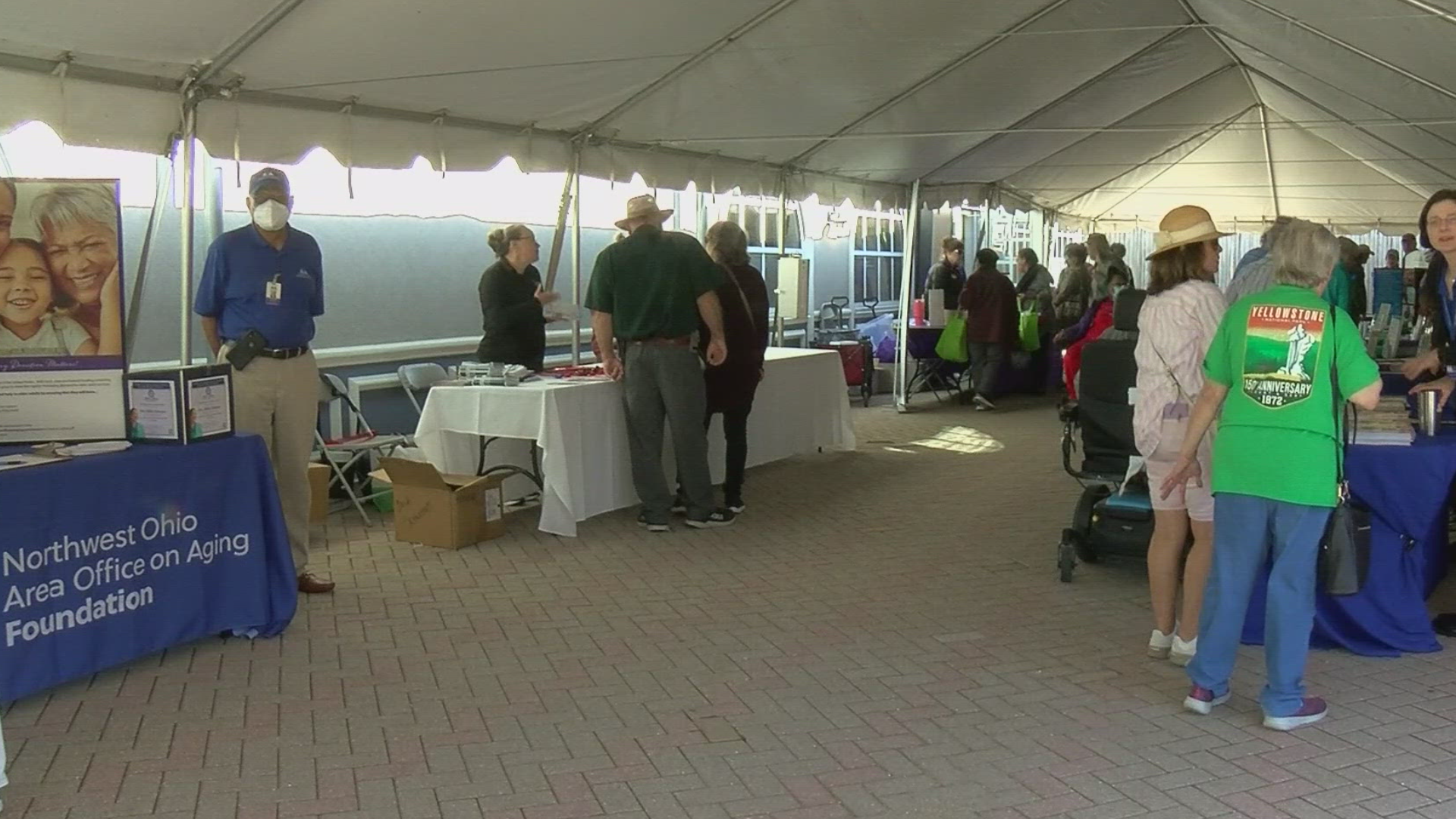 The event invited senior citizens to the Toledo Zoo for a health and resources fair, plus a performance by Chubby Checker.