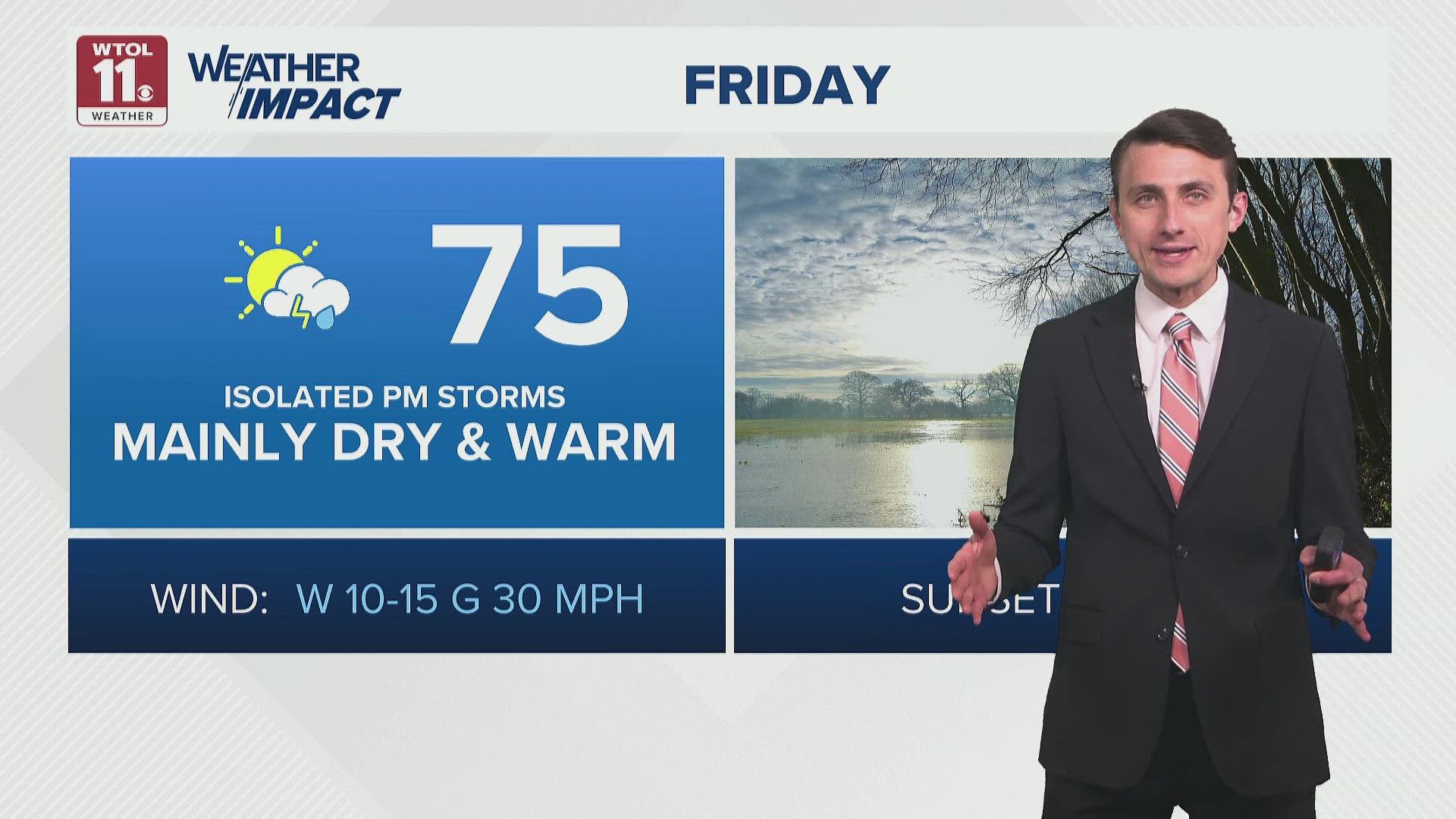 Isolated showers possible overnight; dry, warm Friday | WTOL 11 Weather ...