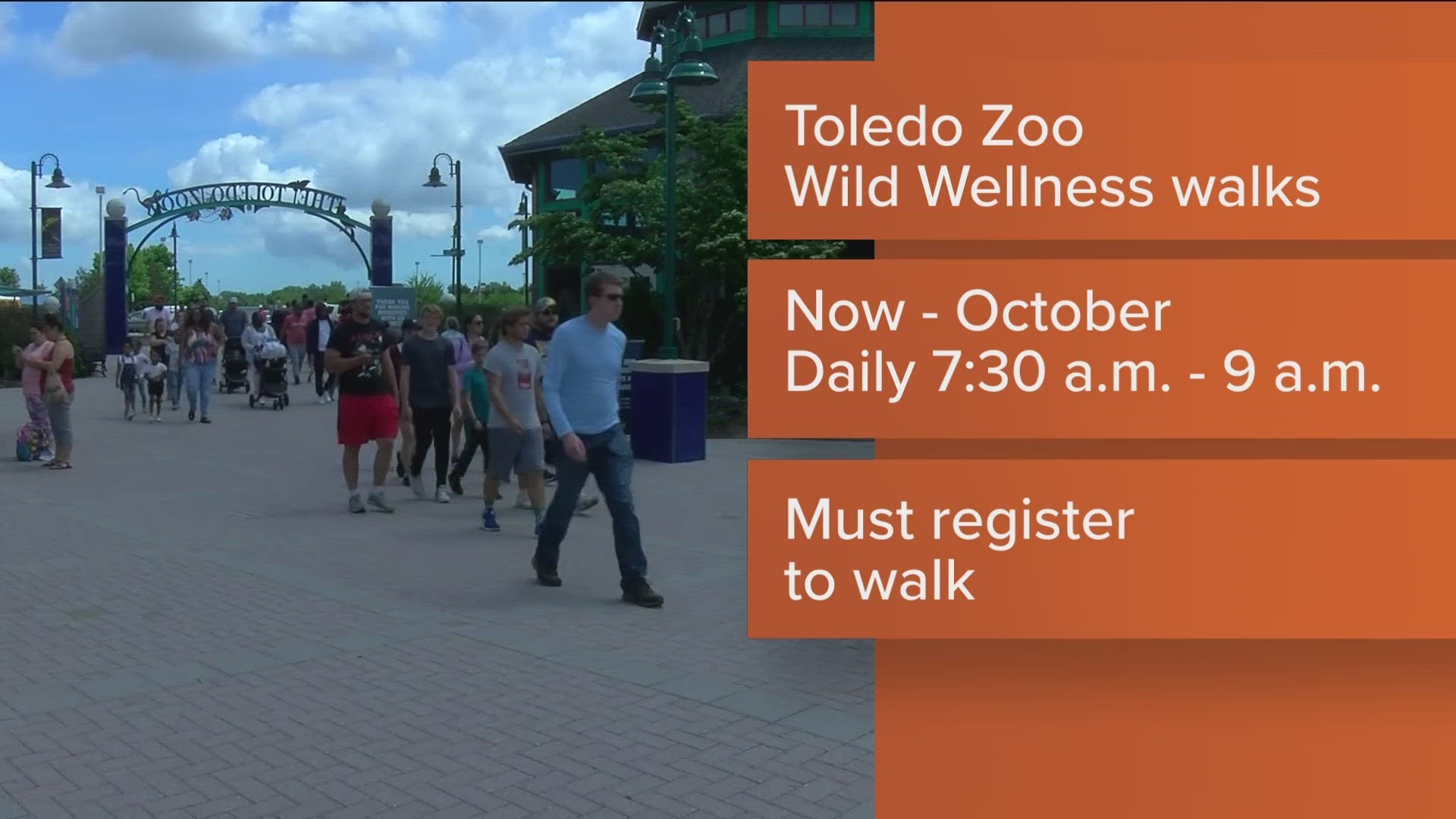 Zeinab Cheaib is at Toledo Zoo to discuss their Wild Wellness Walk events that begin today and will last unit October.