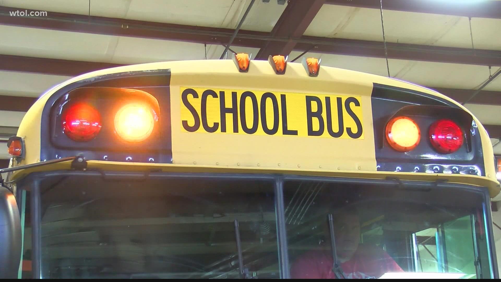 Several bus drivers are out with the virus. Four BG City school busses won't be running for the next couple of days.