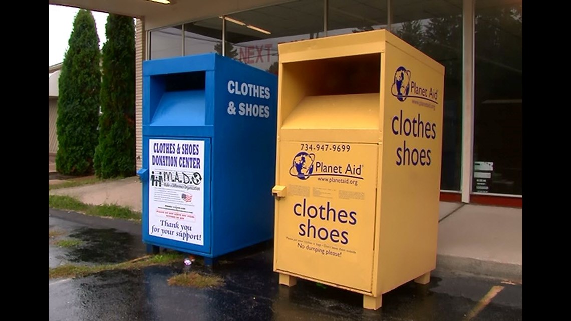 clothes donation box near me now