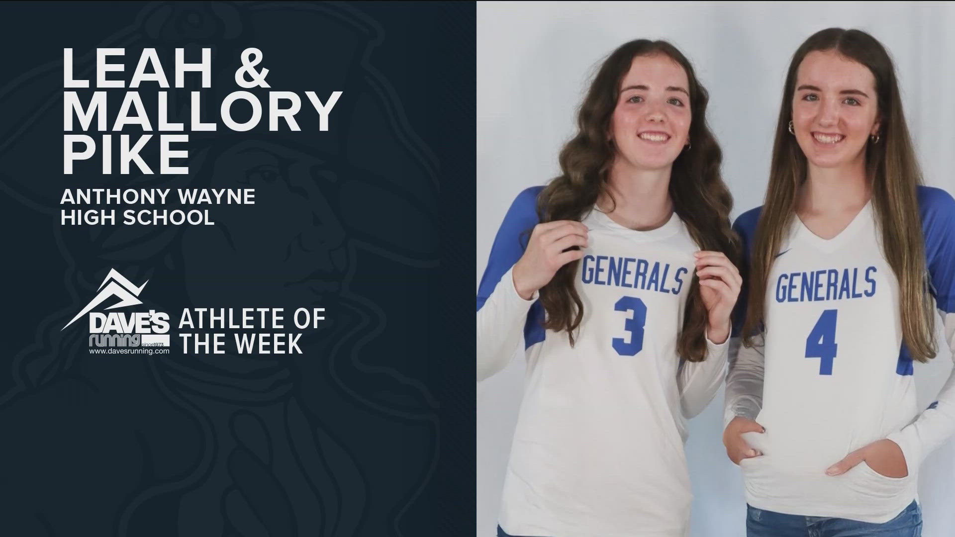 The twin sisters for the Generals are a dynamic duo on any athletic court they step on.