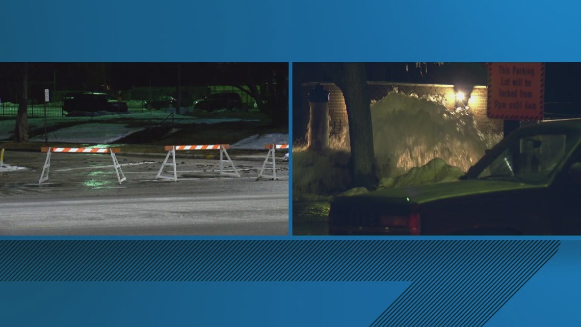Roadway remains closed after massive water main break in Old West End ...