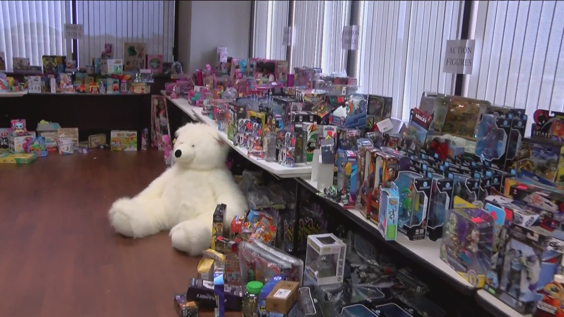 Lucas County Children Services caseworkers help check off Christmas lists for kids thanks to the generosity of the greater Toledo area community.