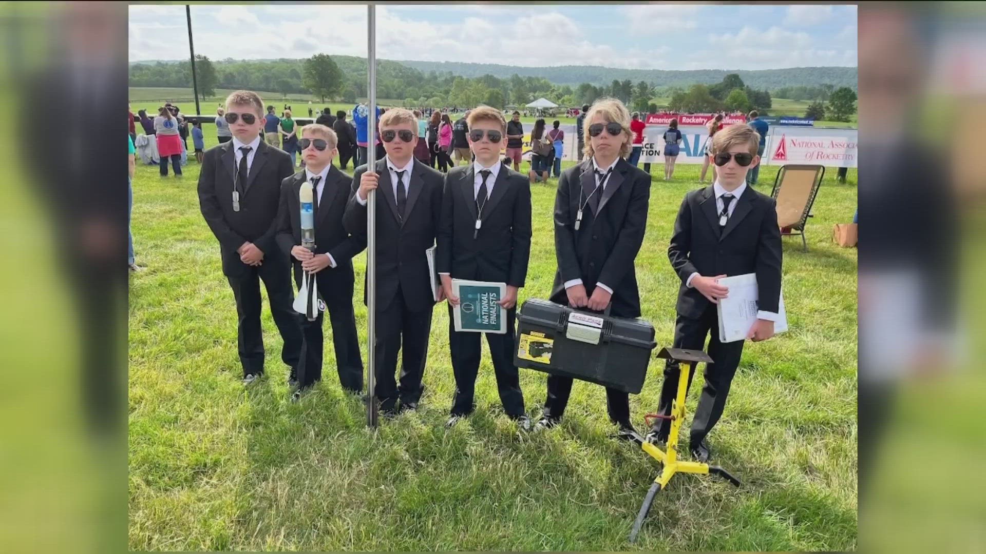 The group from Anthony Wayne Middle School was one of the youngest teams in the national rocketry competition and placed higher than teams of high school students.
