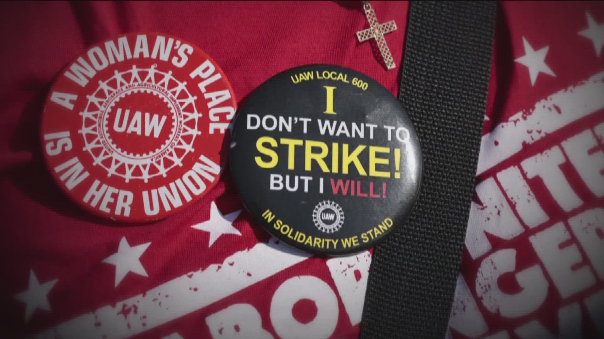Striking workers said they want to secure full benefits and salaries for all workers.