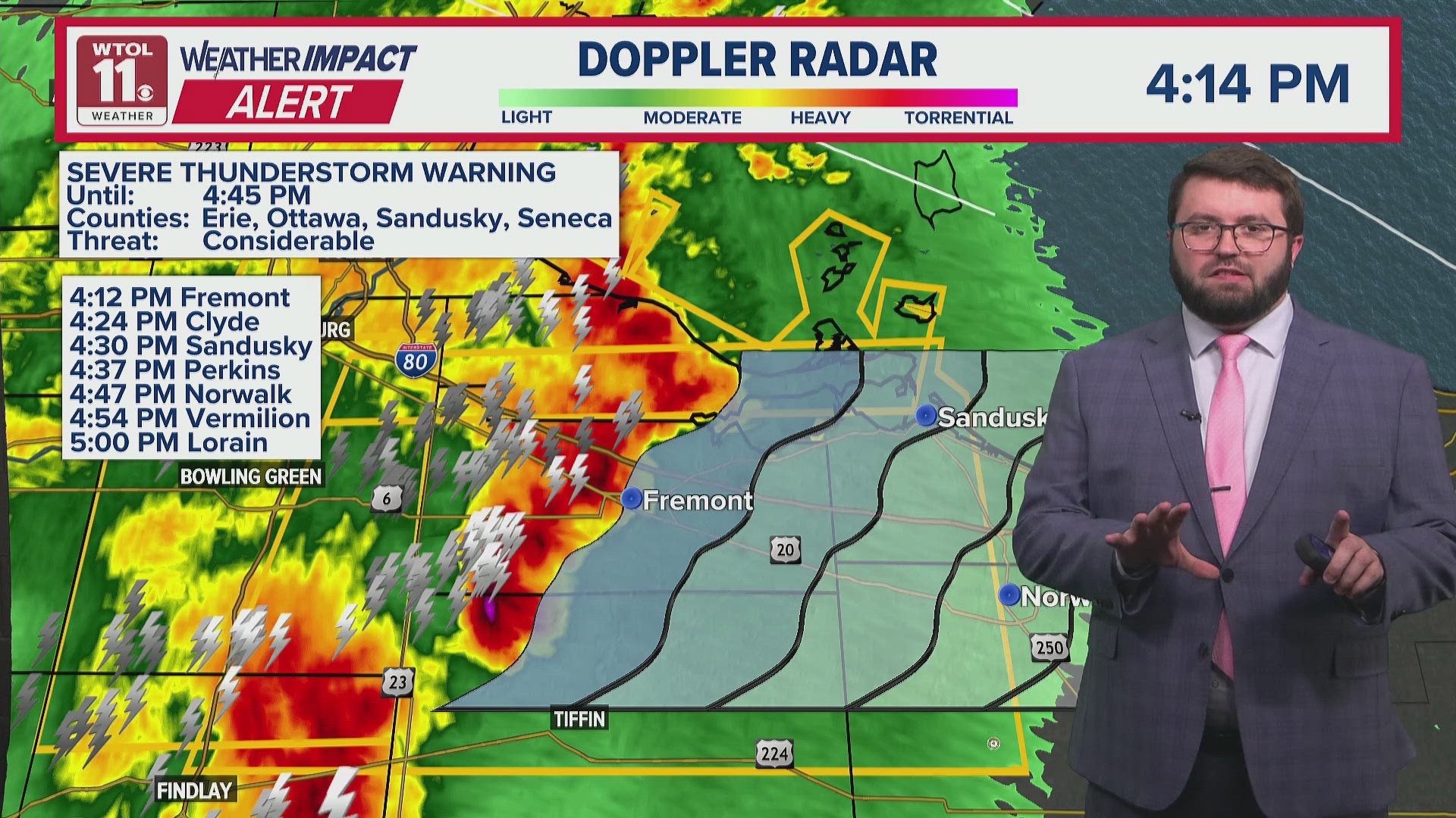 Weather Impact Alert Day: First wave of storms entering the area ...