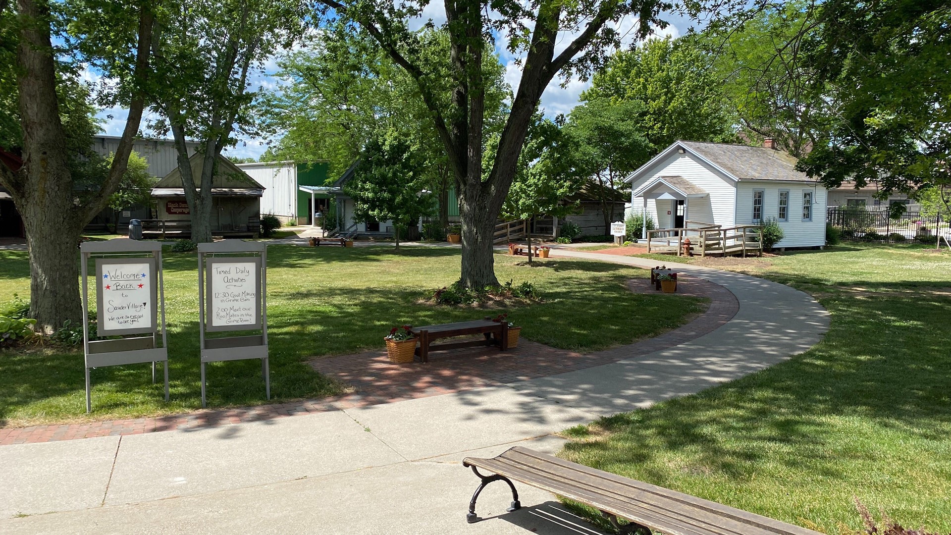 Sauder Village is back open