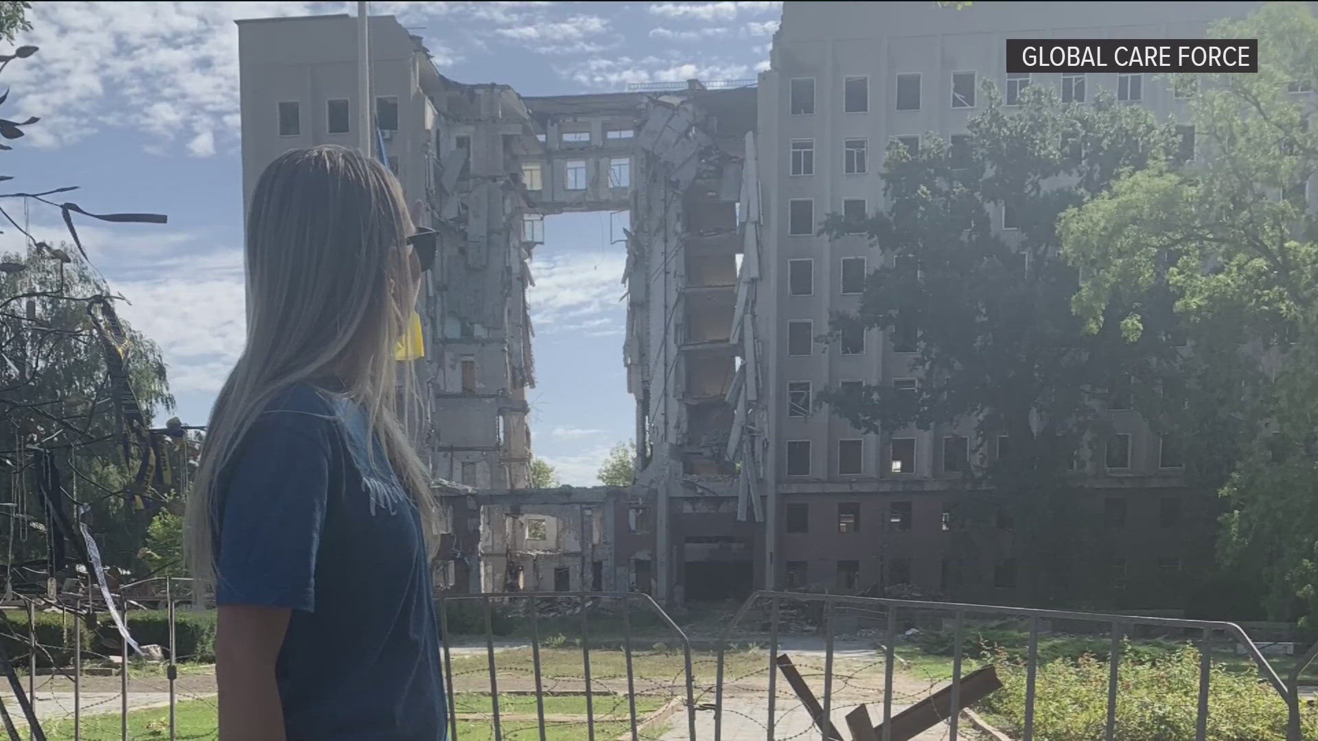 Mila Buria returned to her home country of Ukraine to help those impacted by the ongoing war with Russia.