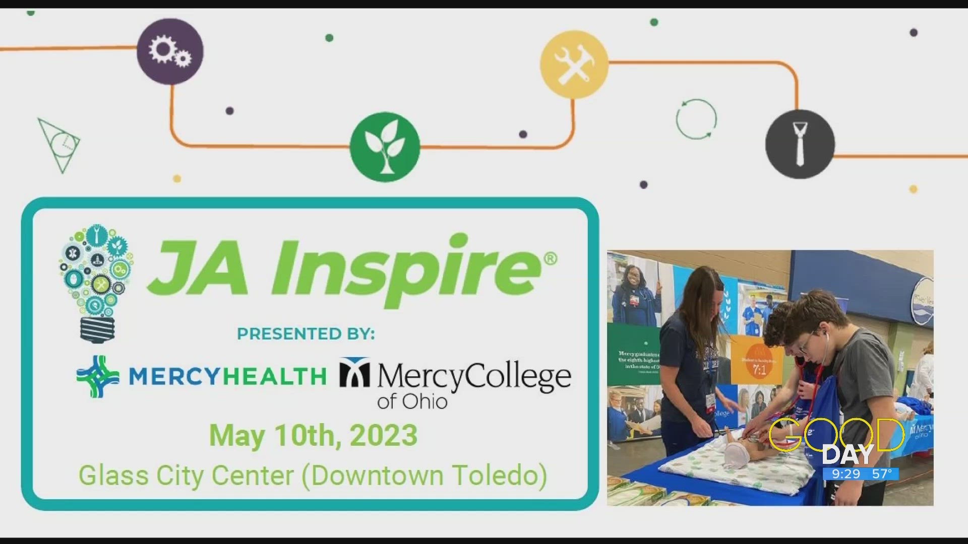 Jim Pollock, president  of Junior Achievement, talks a May 10 event to help local students and post-high school students find the right career.