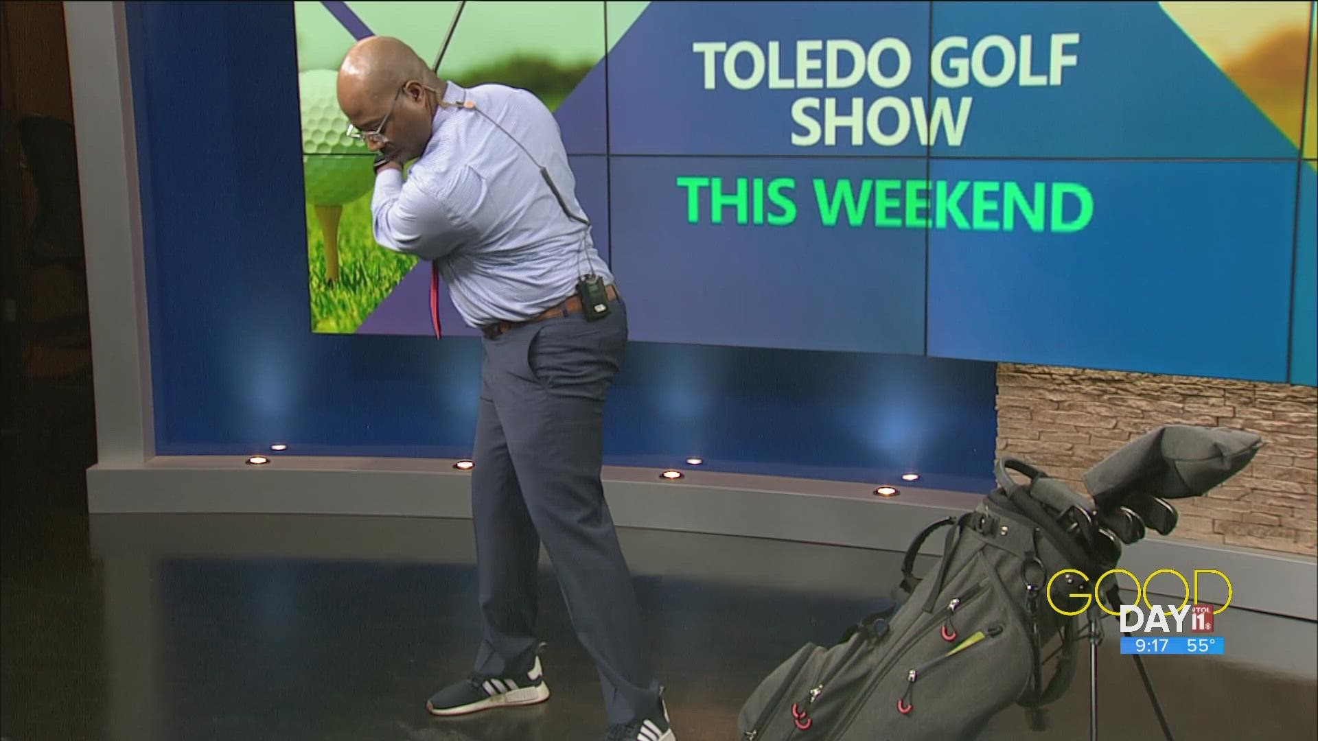Andrew Brown from the Toledo Golf Show talks golfing deals and critiques Steven's swing.