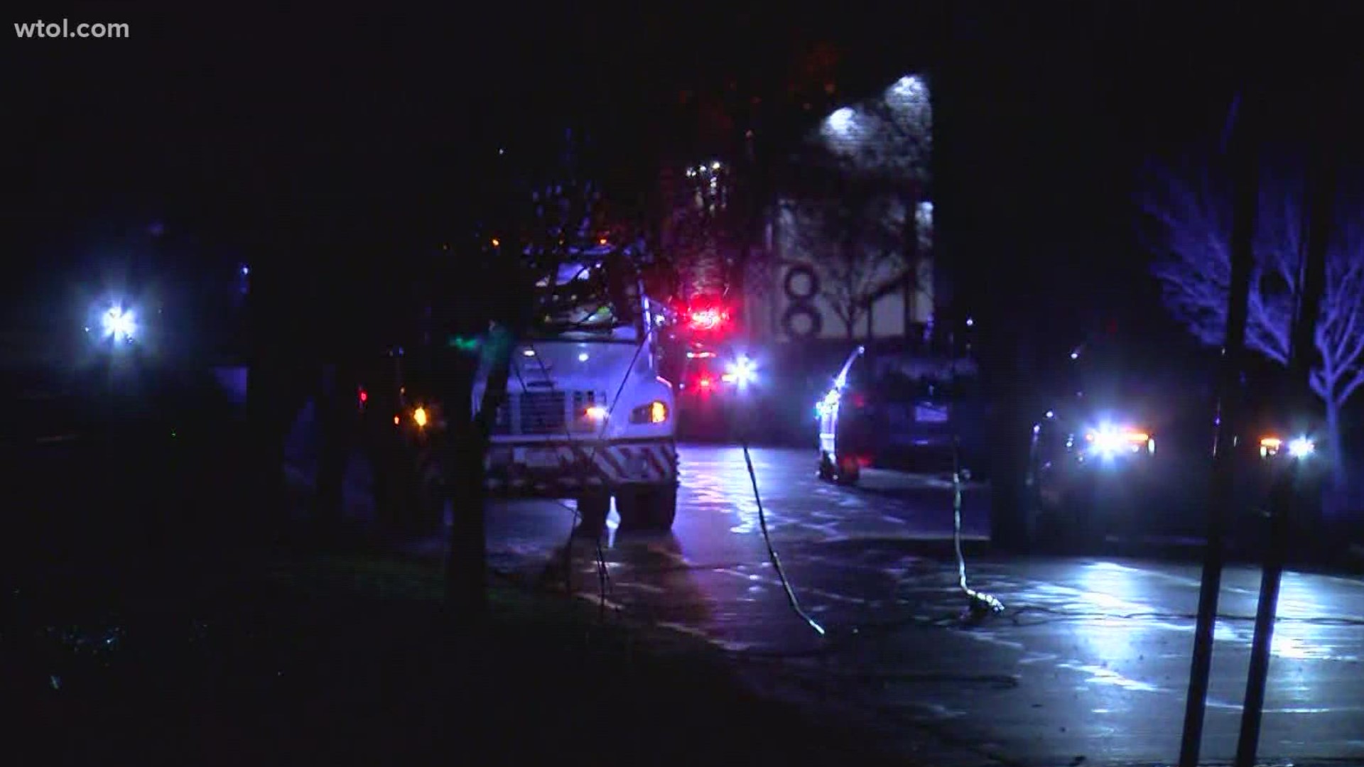 Police say a car crashed into a utility pole, knocking wires down in the 1100 block of Cribb Street. The street will be closed for a 'significant time.'