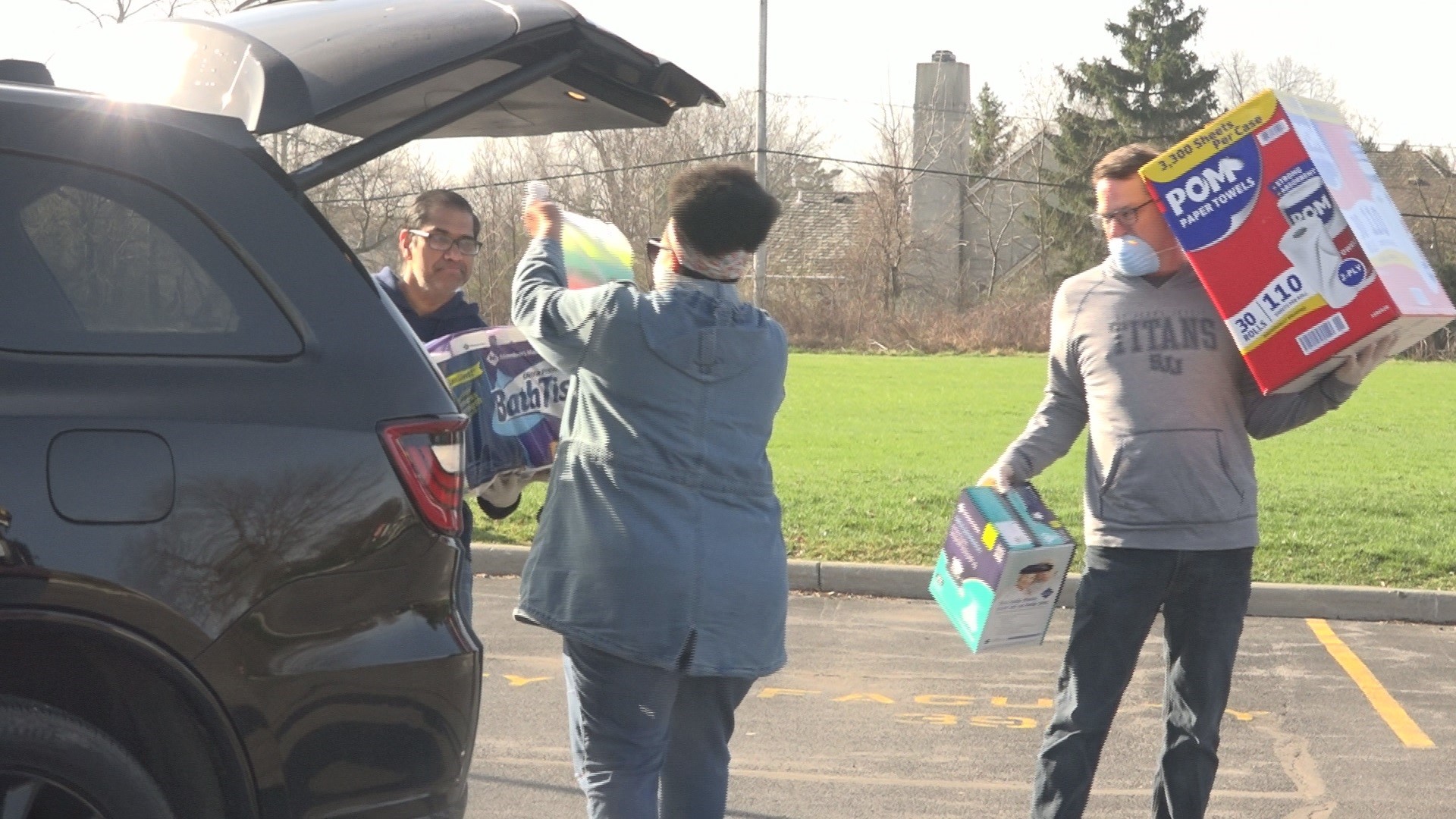 Local schools are stepping in to help collect supplies for essential workers and other members of our community in need.