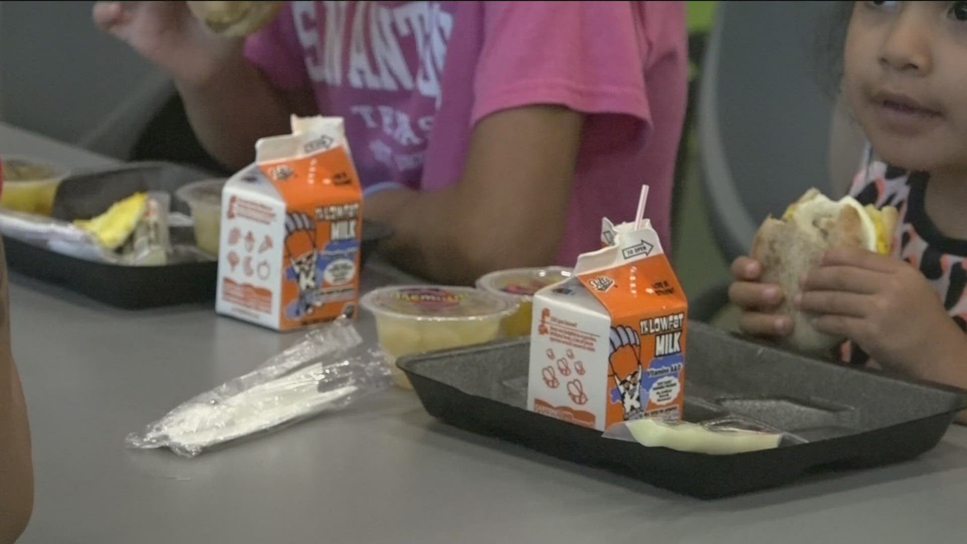 Toledo Public Schools expects to serve 250,000 more meals than last year with the new program, which offers free breakfast and free lunch for students.