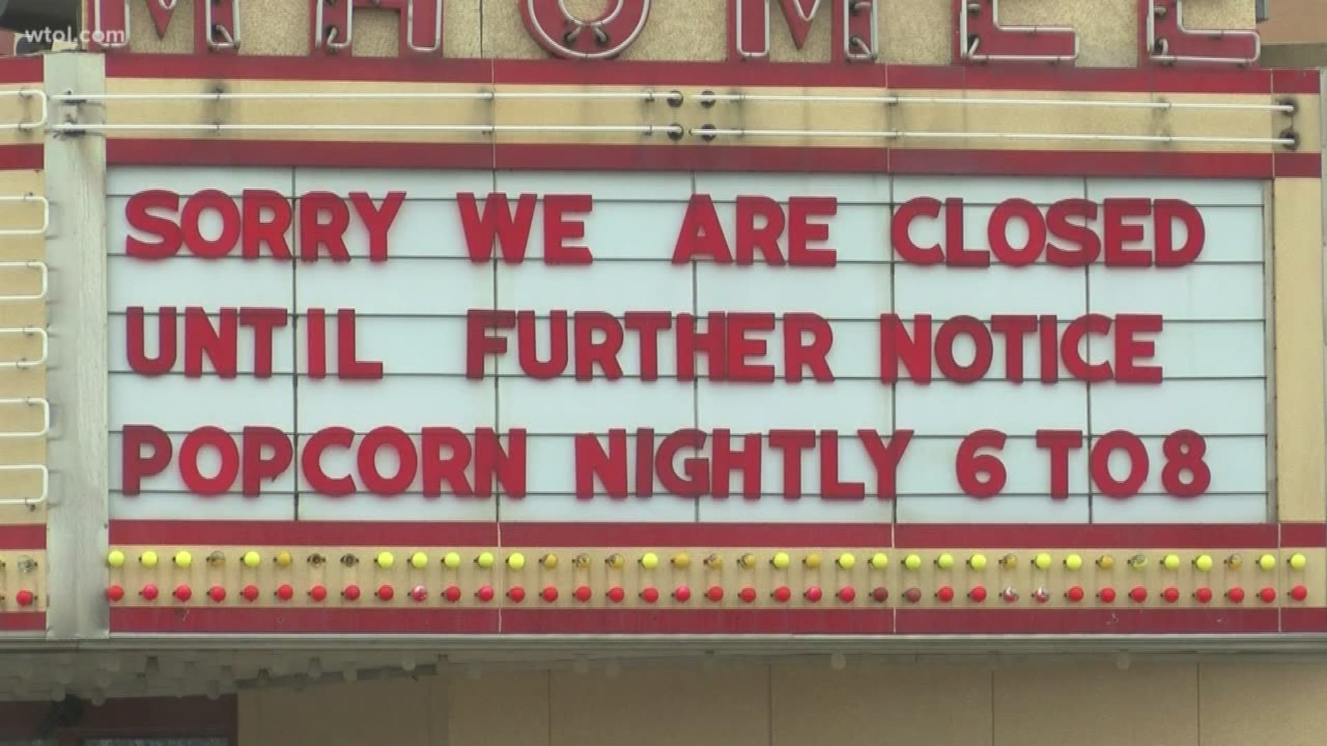 Maumee Indoor Theatre offering popcorn and traditional theatre snacks while closed due to coronavirus for stay-at-home moviegoers.
