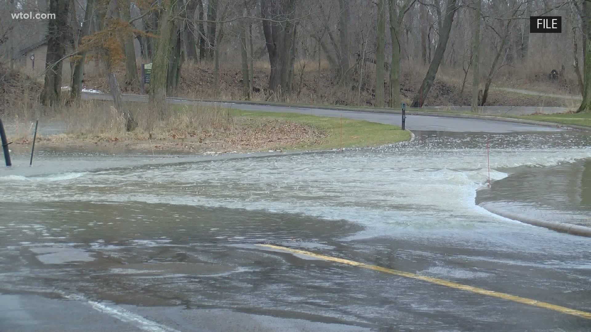 Officials with Toledo Metroparks and Wood County are keeping an eye on how things play out over the next week.
