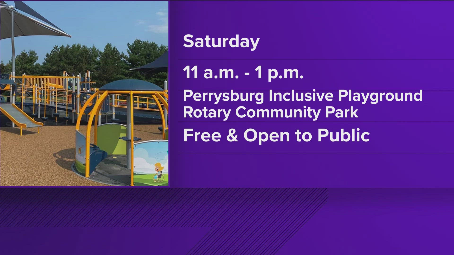 The free event goes from 11 a.m. to 1 p.m. and is open to the public.