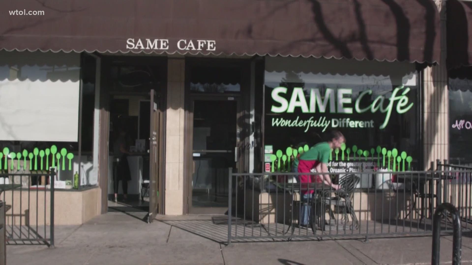 SAME Cafe, short for So All May Eat, lets people pay for their meal by volunteering time, donating money or giving produce to use for future meals.