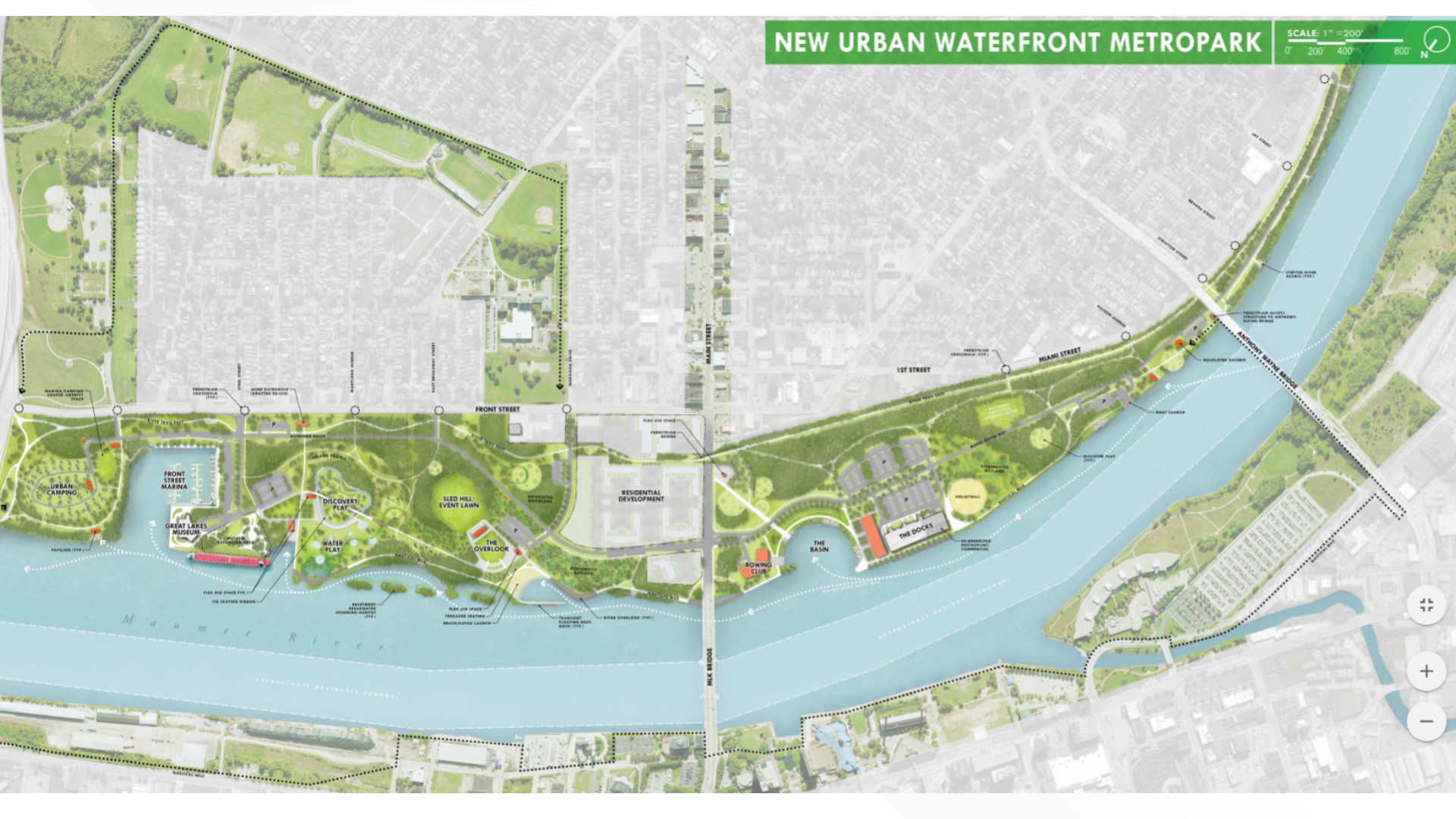 Toledo's International Park may Metroparks Toledo property