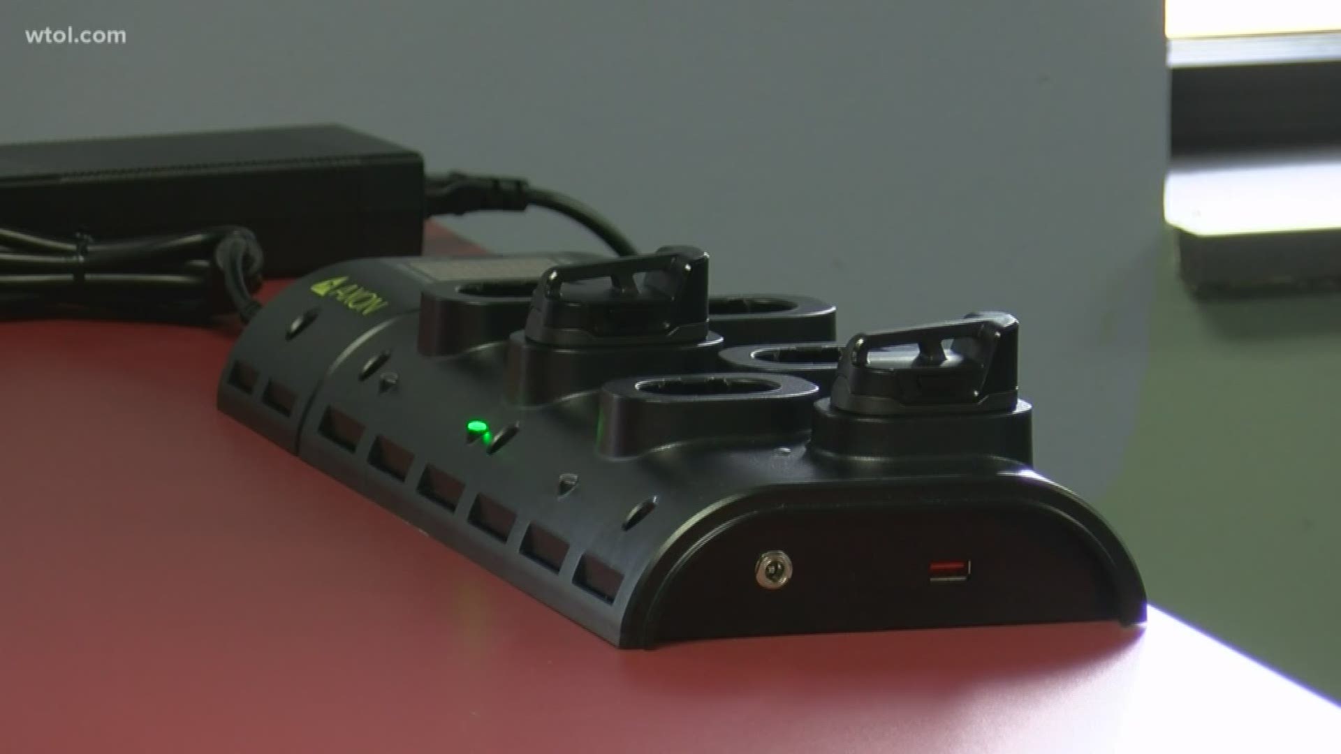 Right now when a taser batteries die, officers have to throw them away, each costing about $60 a piece.