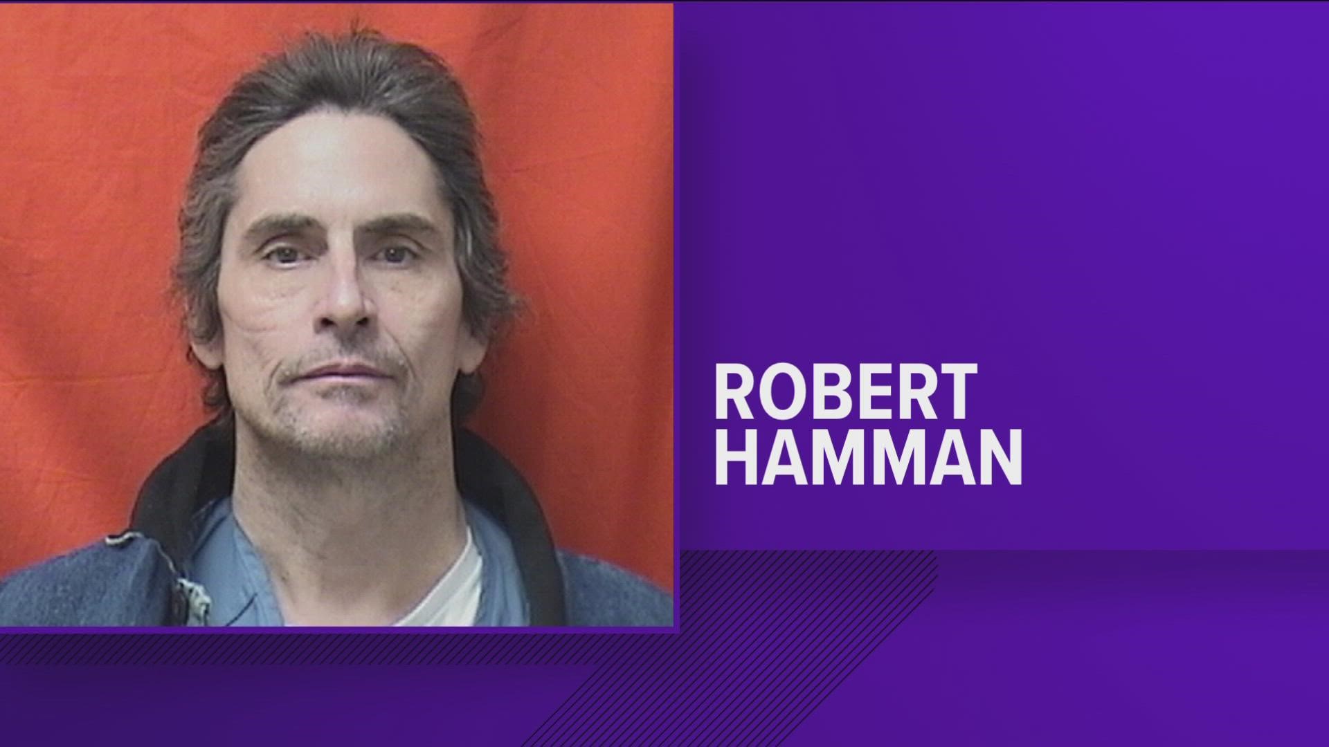 Robert Hamman was arrested in a Wyandot County village after his father, Terrence Hamman, was found dead in Terrence's Richland County home Saturday.