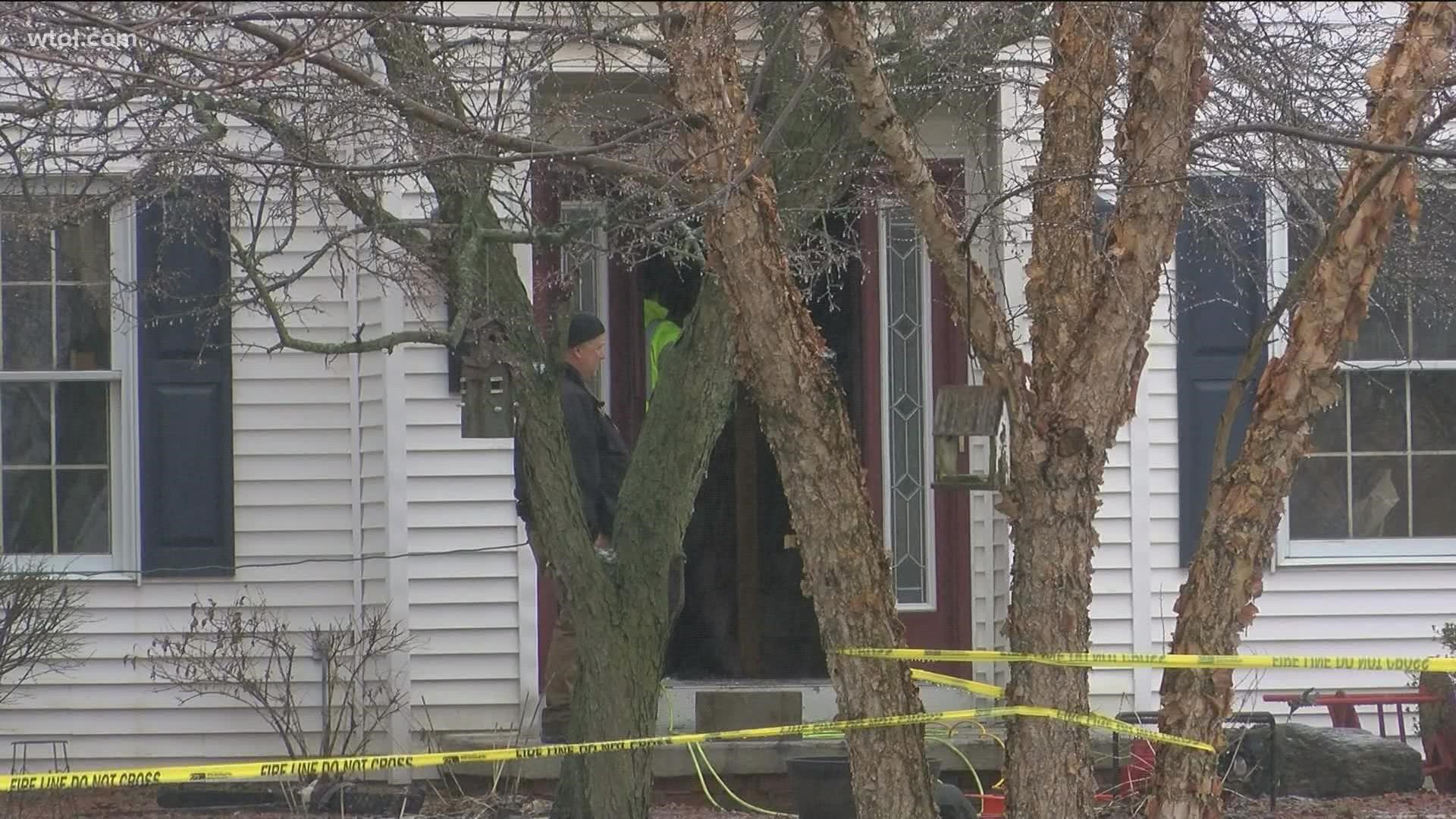 Firefighters found the bodies when they responded to a house fire along Berkey Road.