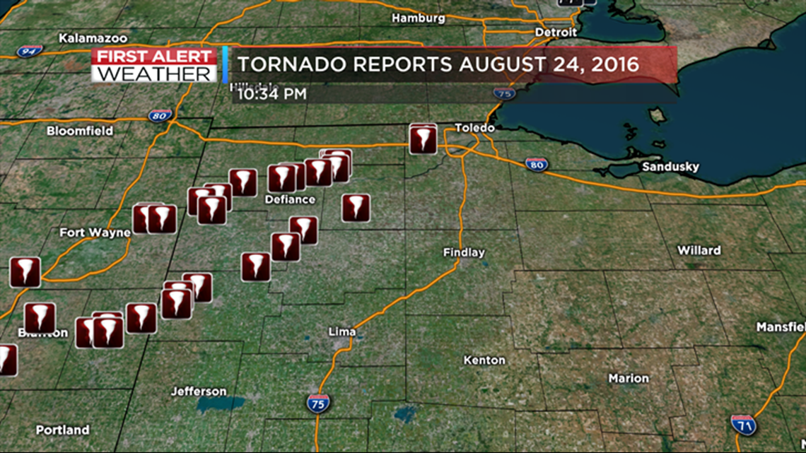 Tornadoes touch down in NW Ohio - August 24, 2016 | wtol.com