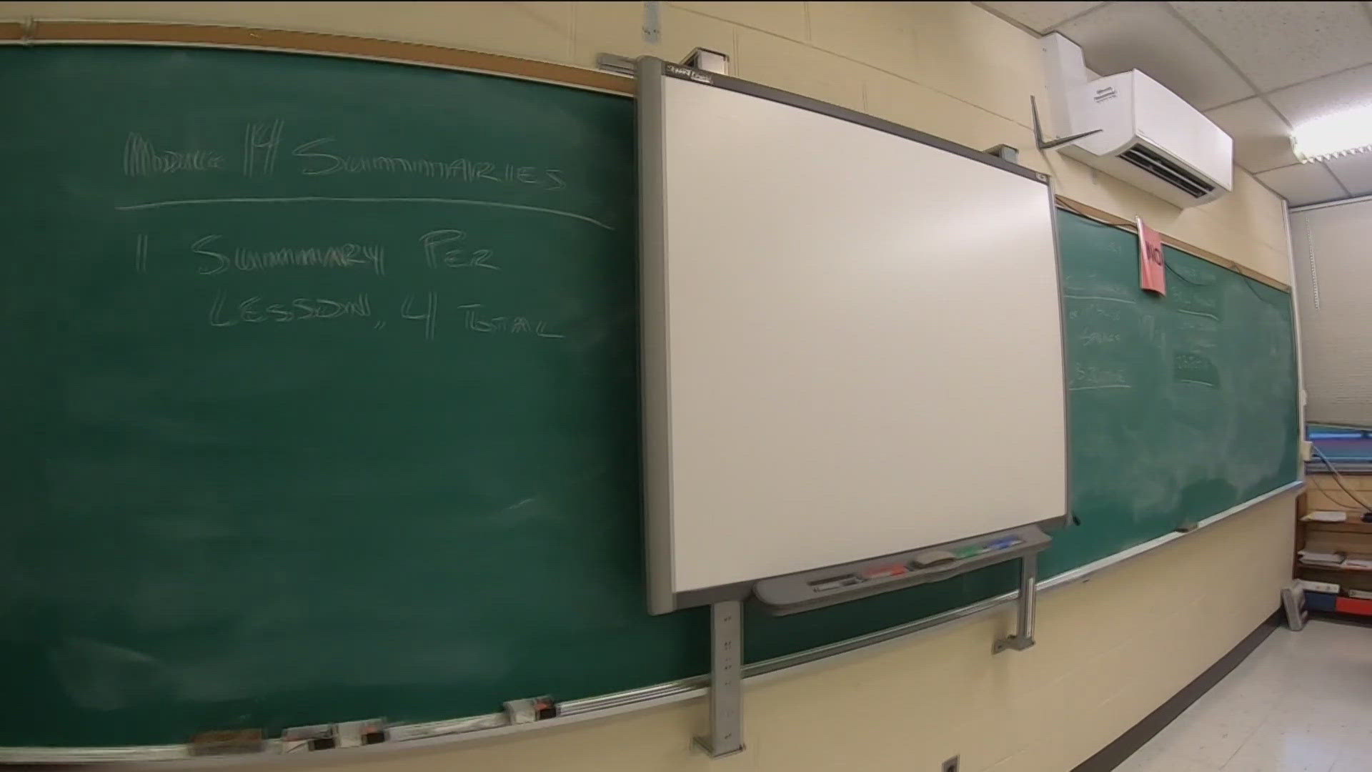 A 1-degree-hotter school year is associated with a 1% reduction in learning that year based on test scores.