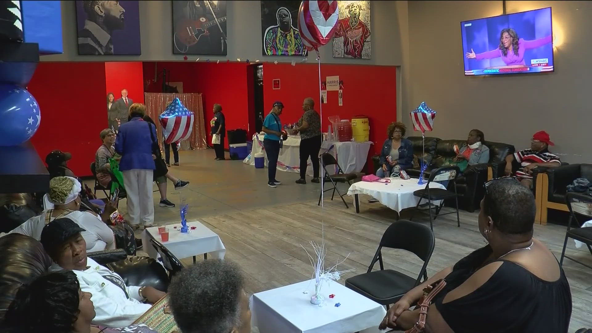 Both local Democrats and Republicans shared their opinions on the state of the presidential race as a bow was put on the Democratic National Convention on Thursday.