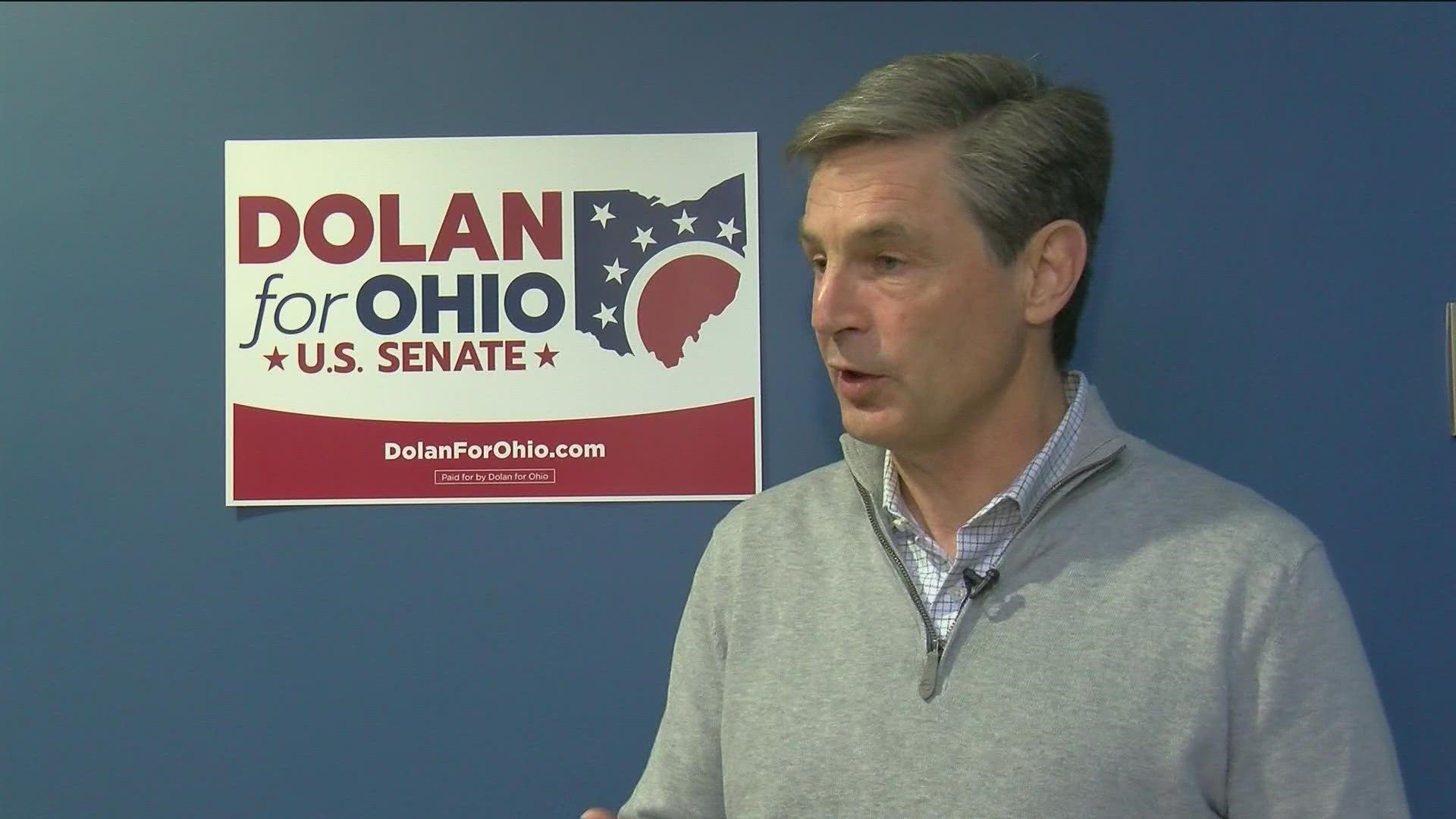 State Senator Matt Dolan ran for the Senate seat now held by J.D. Vance. He's the first Republican to announce his intentions to run against Sherrod Brown in 2024.