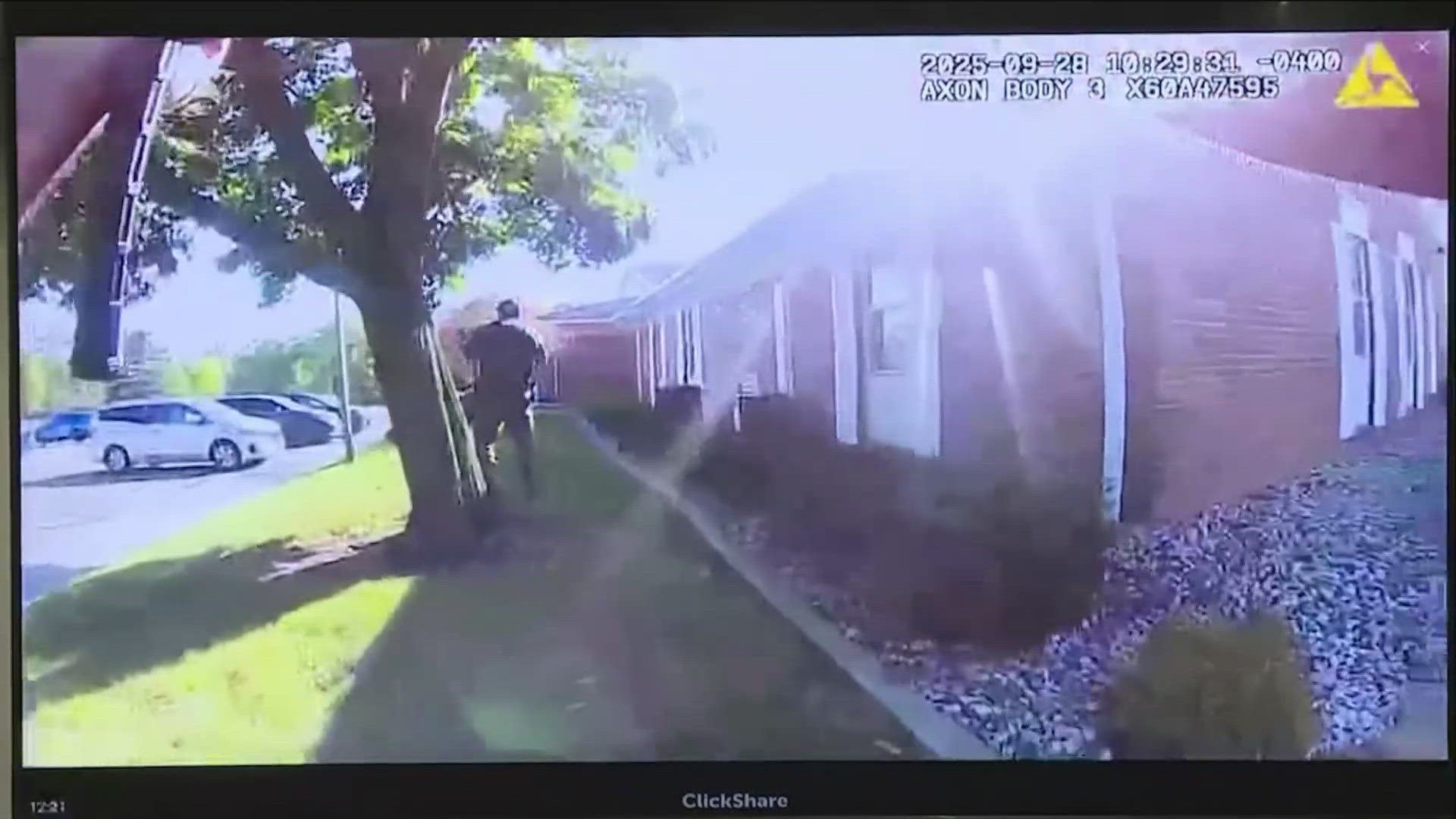 Police in Michigan released brief bodycam video from the encounter with a mass shooter at a church last weekend.