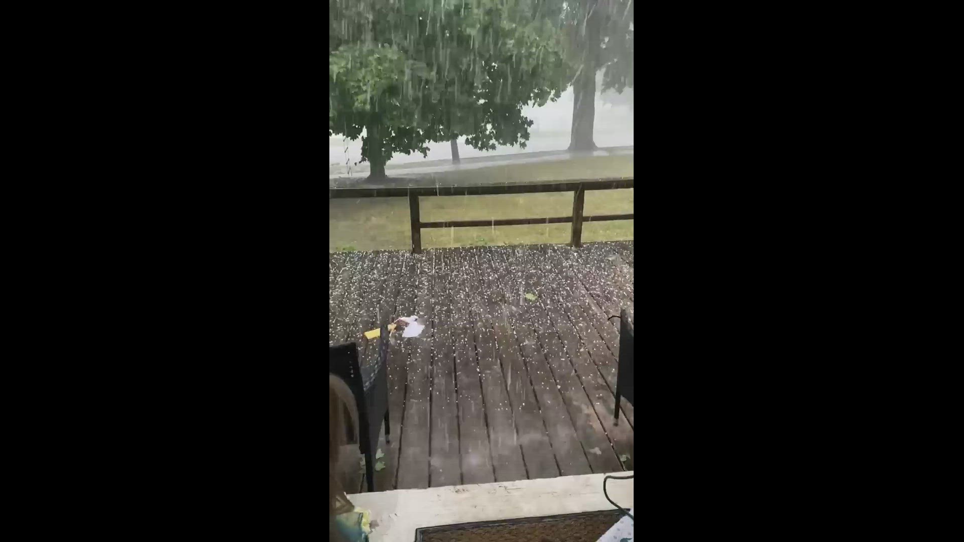 Hail in Morenci, MI. Courtesy: Kristin Hall