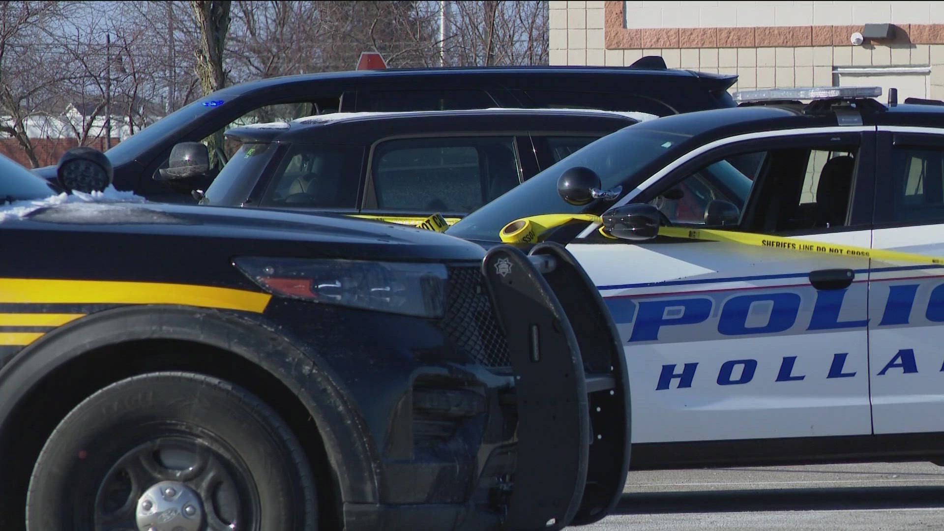 A person was found dead in a vehicle near the Holland Walmart.